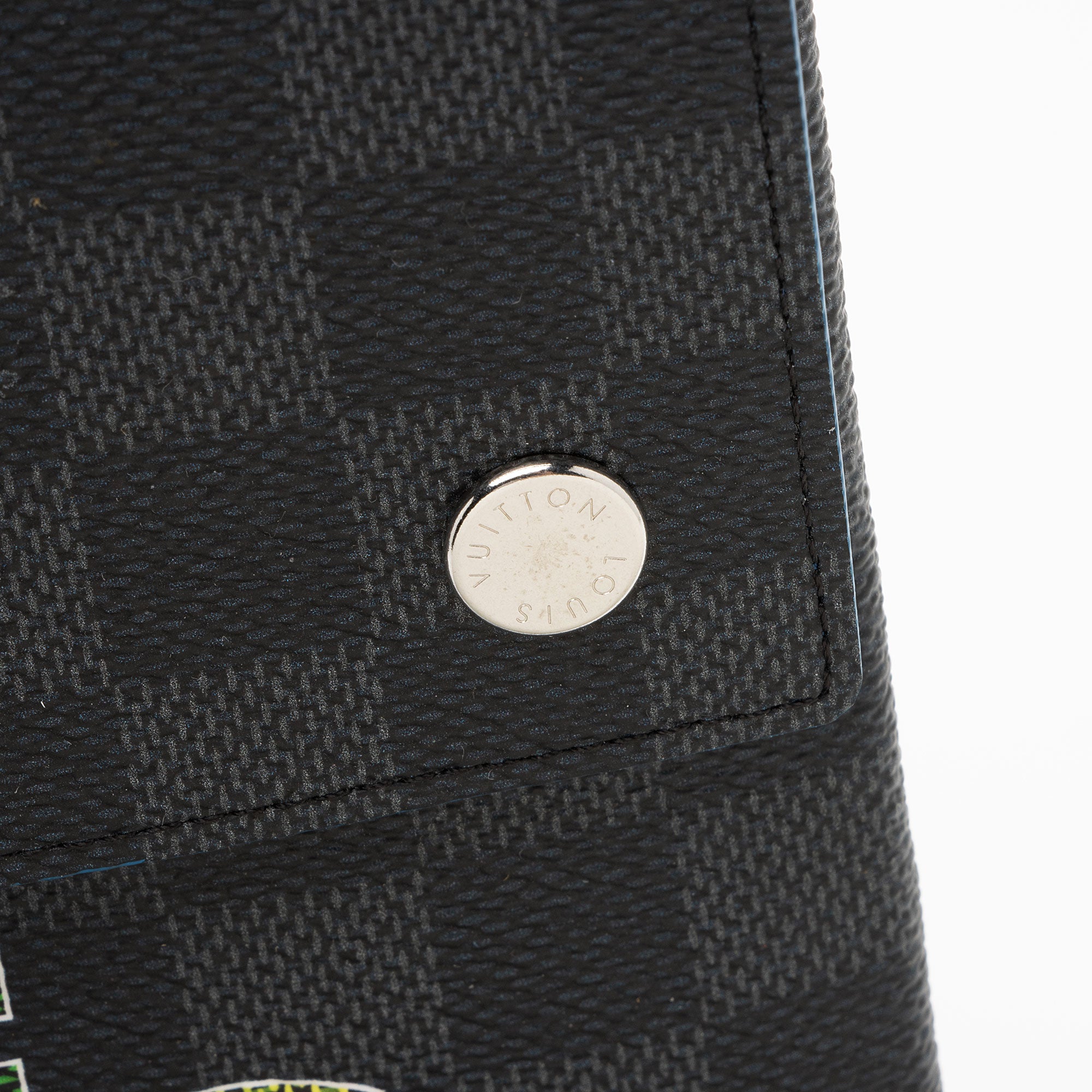 Louis Vuitton Limited Edition Damier Graphite Alpha Triple Pouch Set (SHF-PrO3mw)