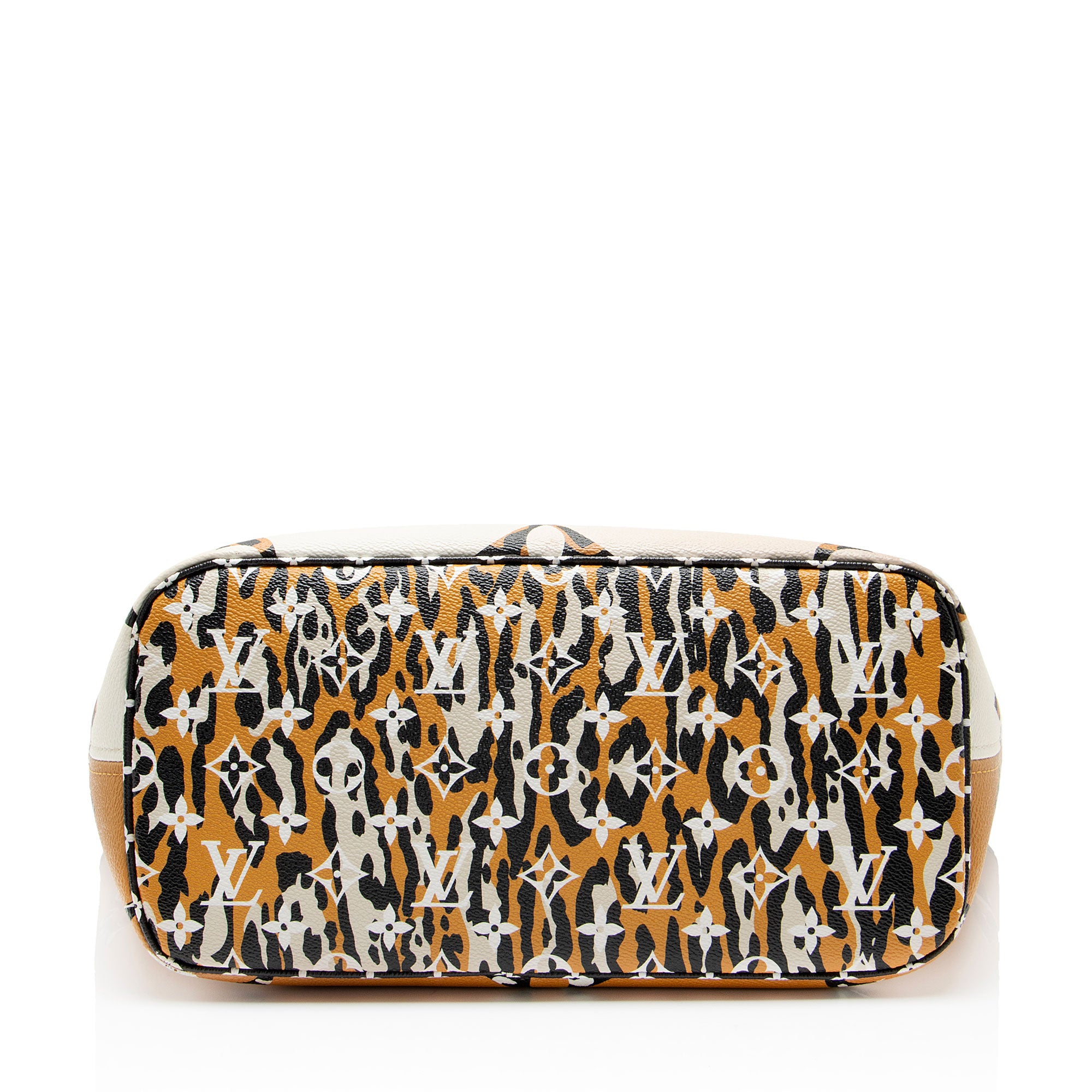 Louis Vuitton Limited Edition Giant Monogram Canvas Jungle Neverfull MM Tote