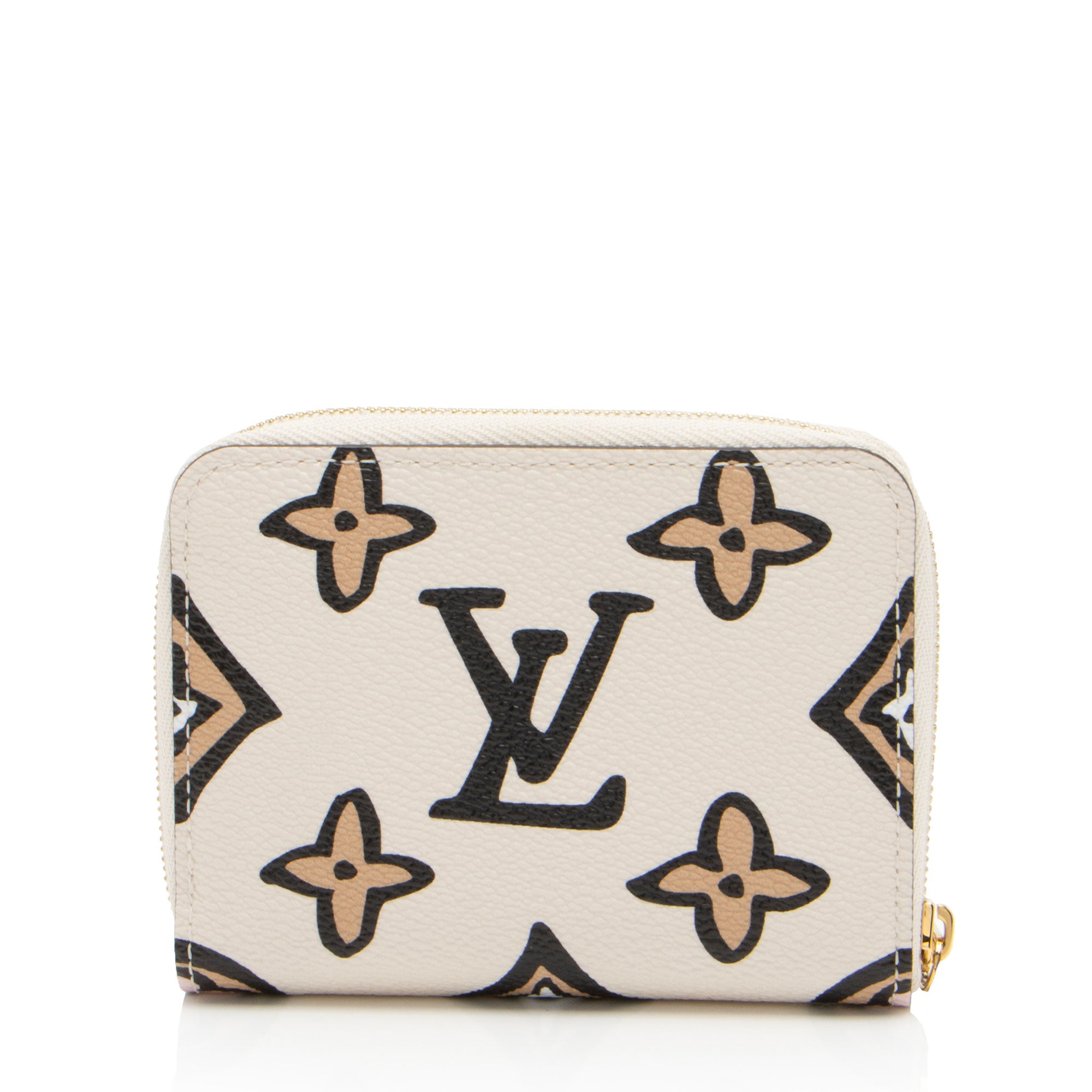Louis Vuitton Limited Edition Giant Monogram Canvas Wild At Heart Zippy Coin Wallet (SHF-5XyNQz)
