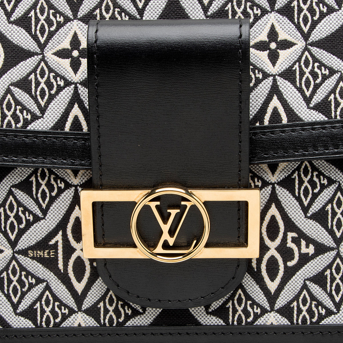 Louis Vuitton Limited Edition Jacquard Since 1854 Dauphine MM Shoulder Bag