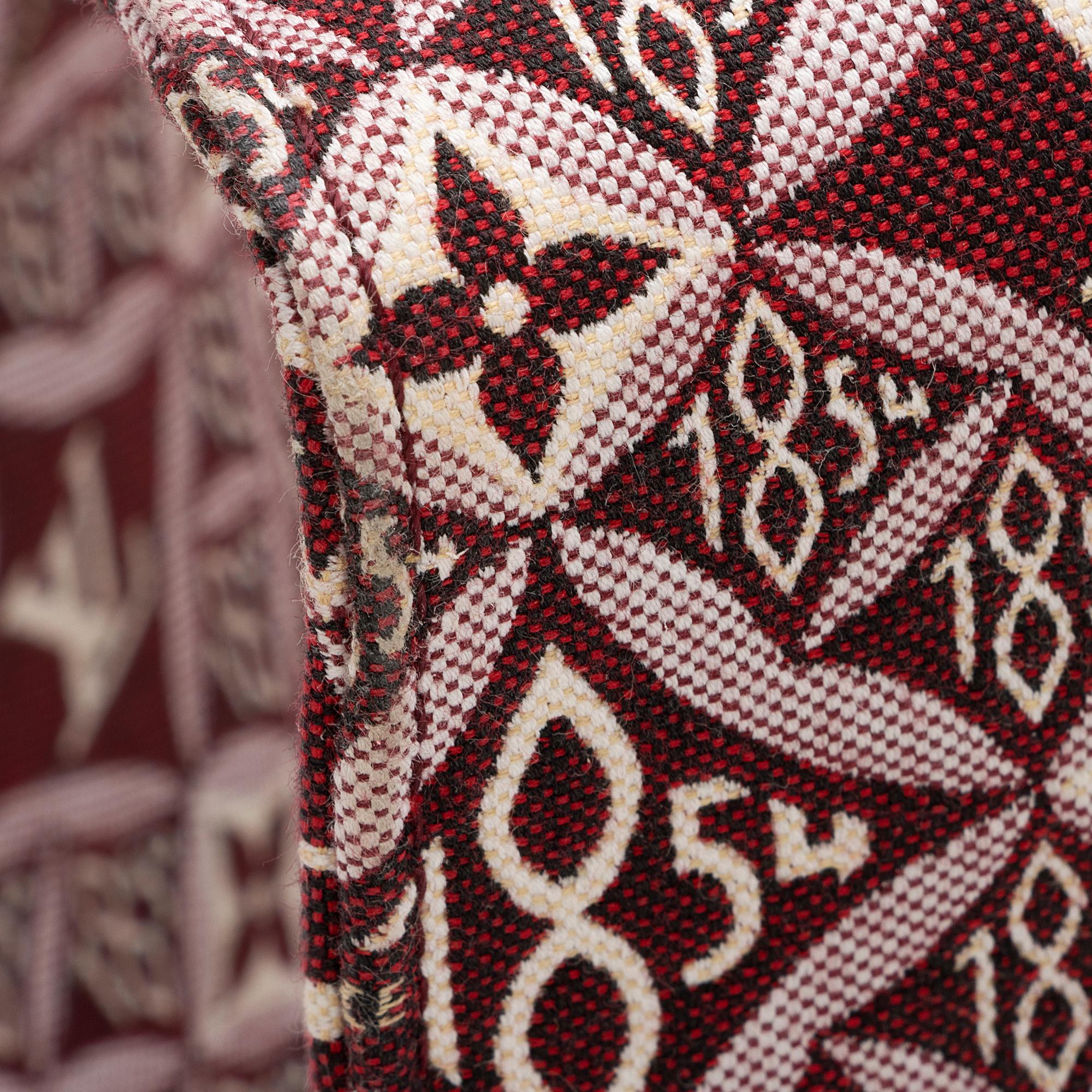 Louis Vuitton Limited Edition Jacquard Since 1854 Onthego GM Tote (SHF-8Ps372)