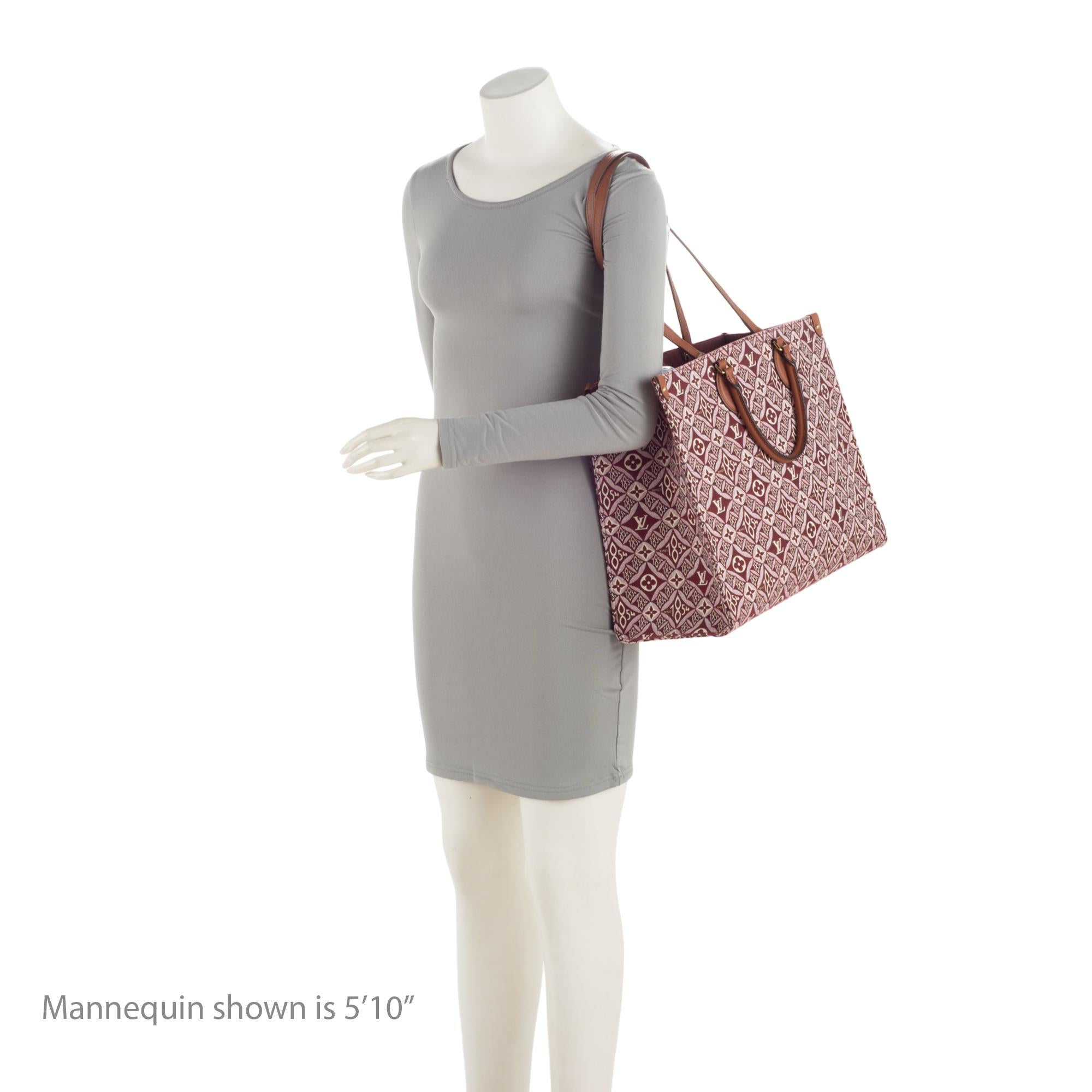 Louis Vuitton Limited Edition Jacquard Since 1854 Onthego GM Tote (SHF-8Ps372)