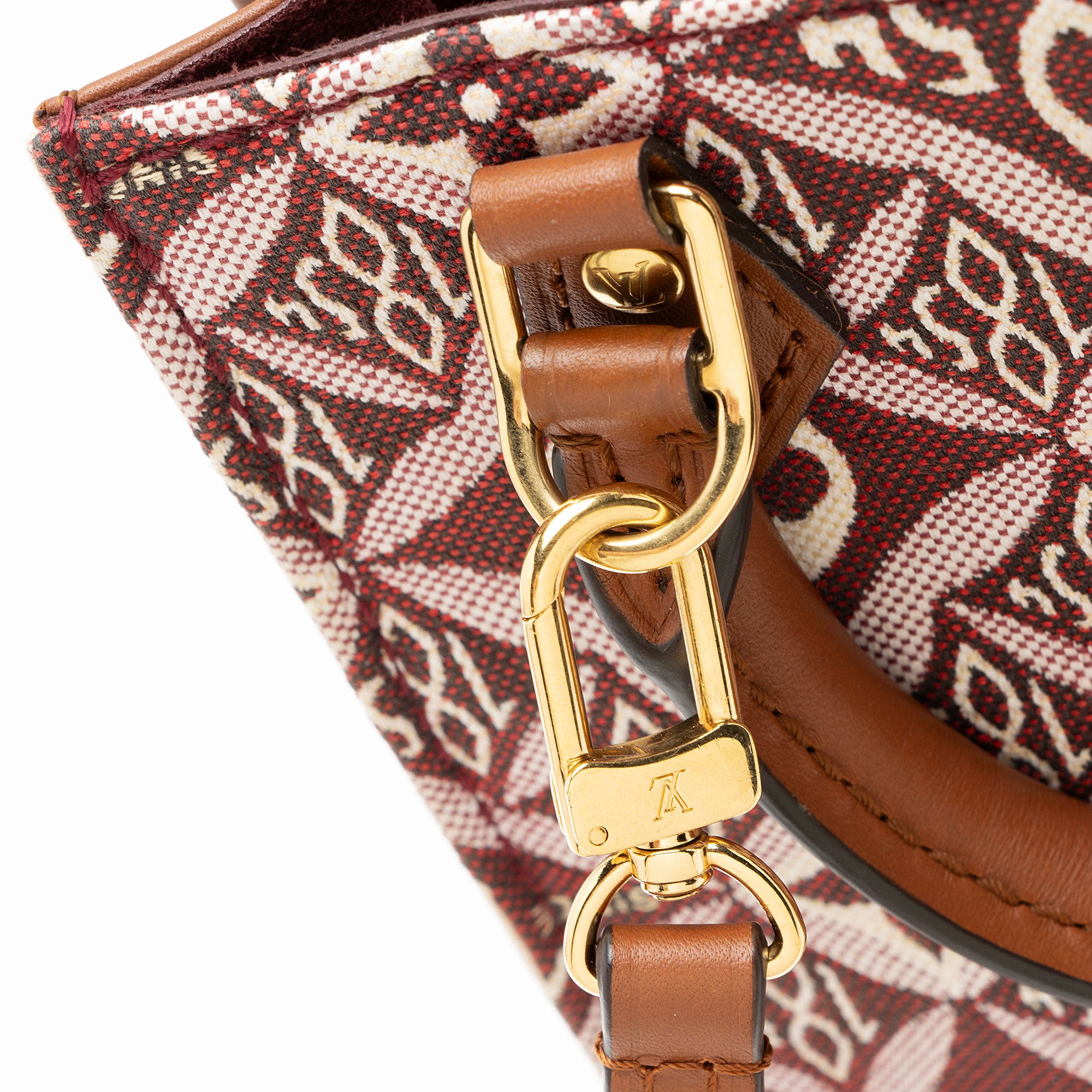 Louis Vuitton Limited Edition Jacquard Since 1854 Petite Sac Plat Tote