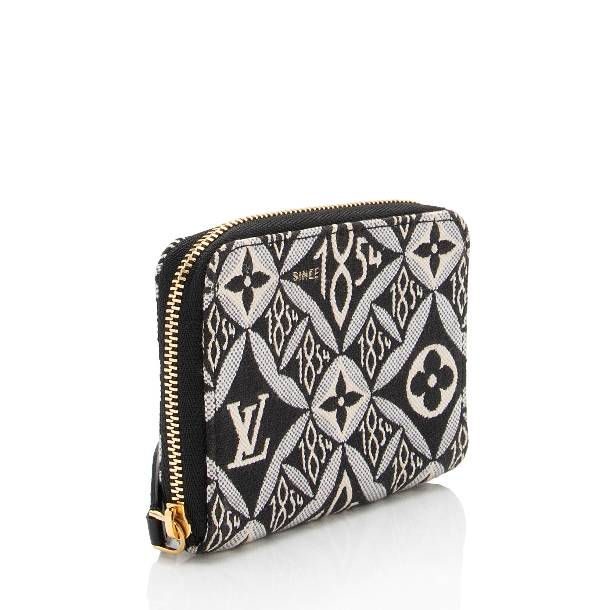 Louis Vuitton Limited Edition Jacquard Since 1854 Zippy Coin Wallet (SHF-oL3aSU)