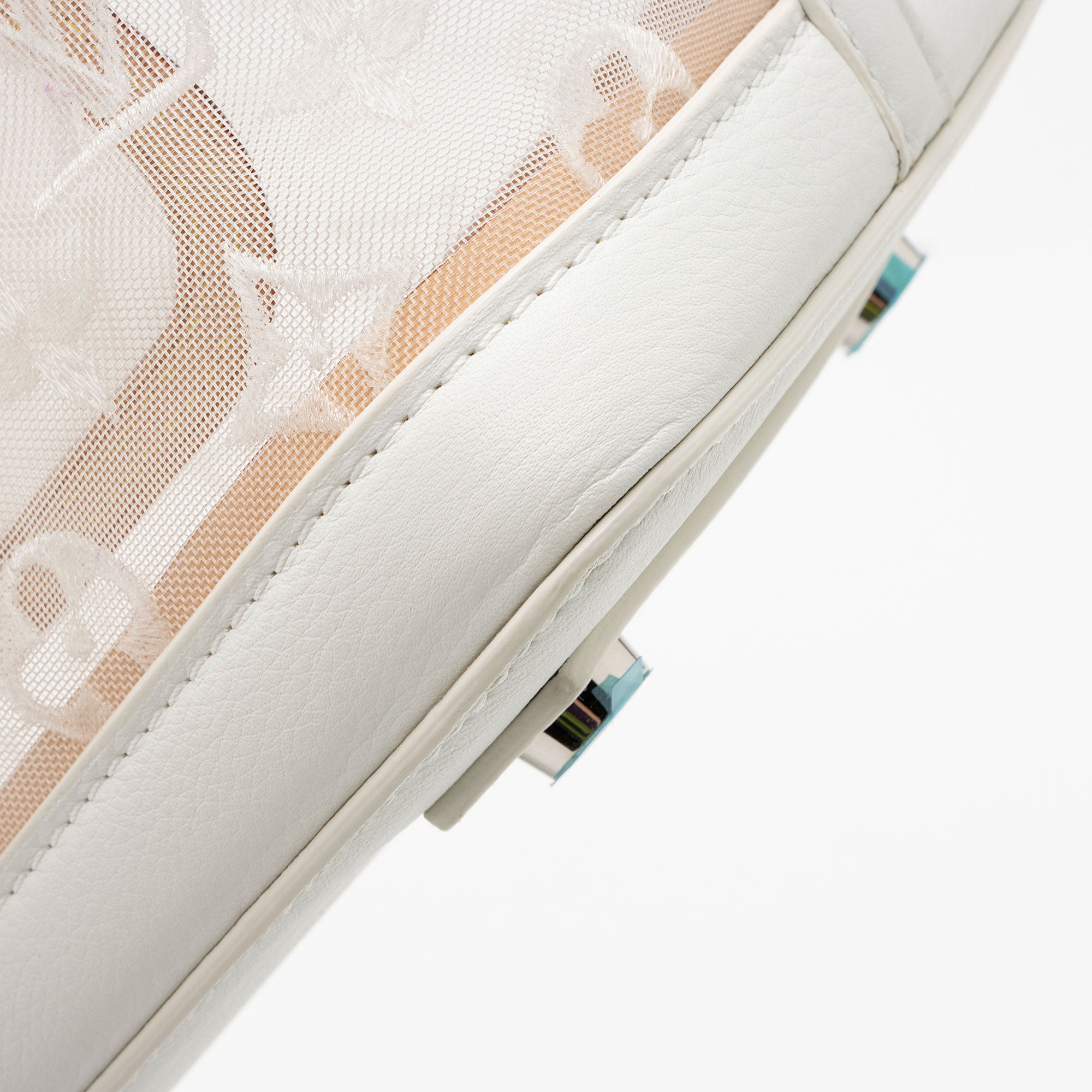 Louis Vuitton Limited Edition Mesh Transparence E/W Lockit Satchel (SHF-XtiURz)