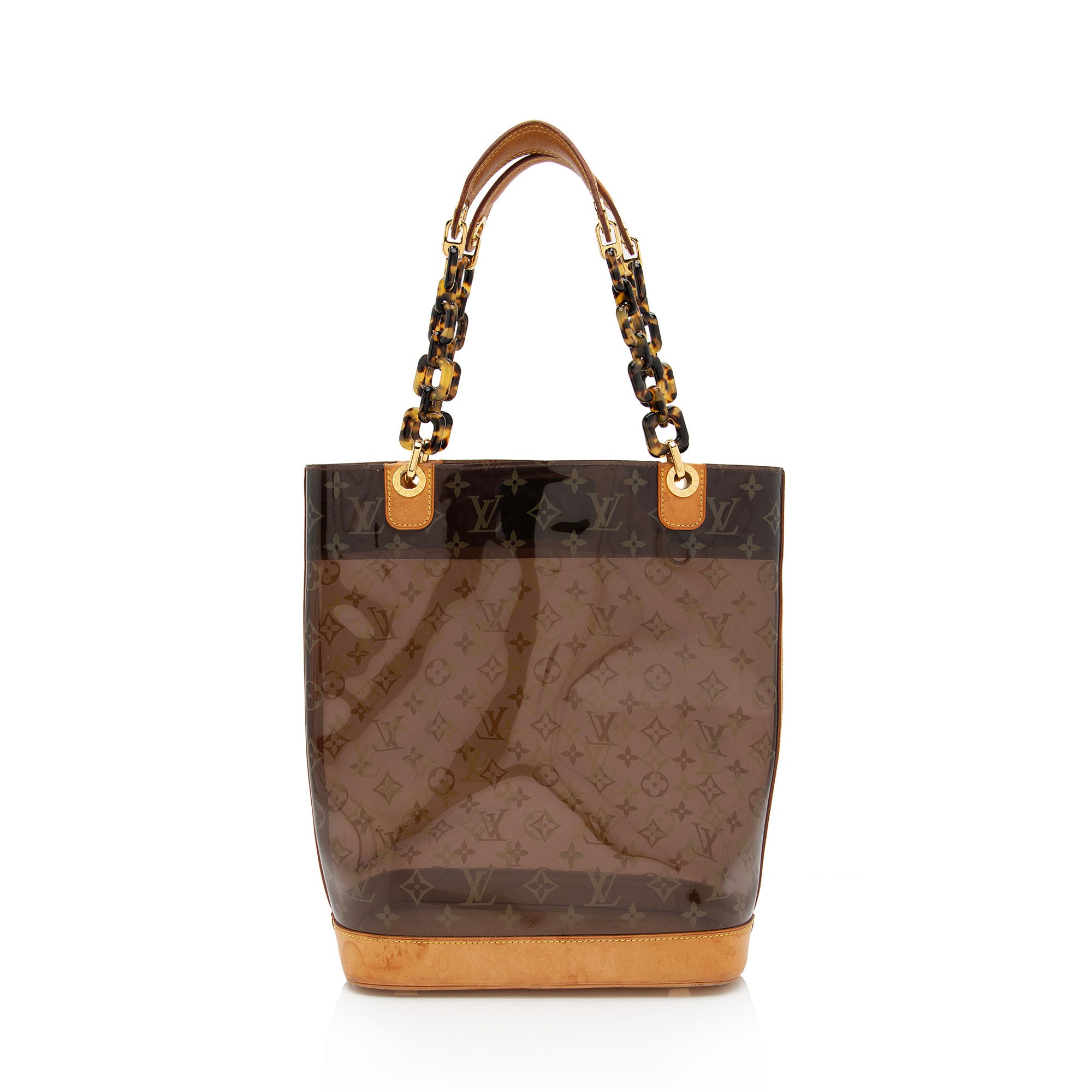 Louis Vuitton Limited Edition Monogram Ambre MM Tote (SHF-16JZJC)
