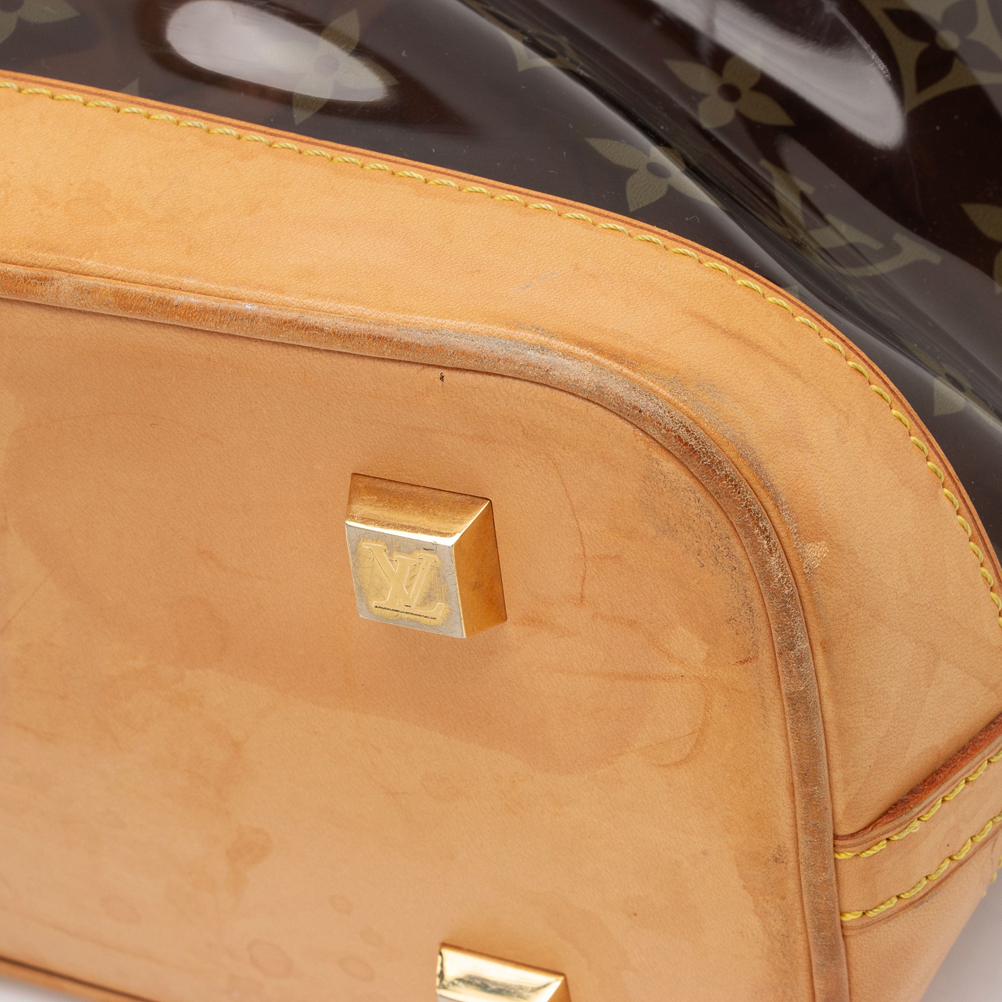 Louis Vuitton Limited Edition Monogram Ambre MM Tote (SHF-16JZJC)