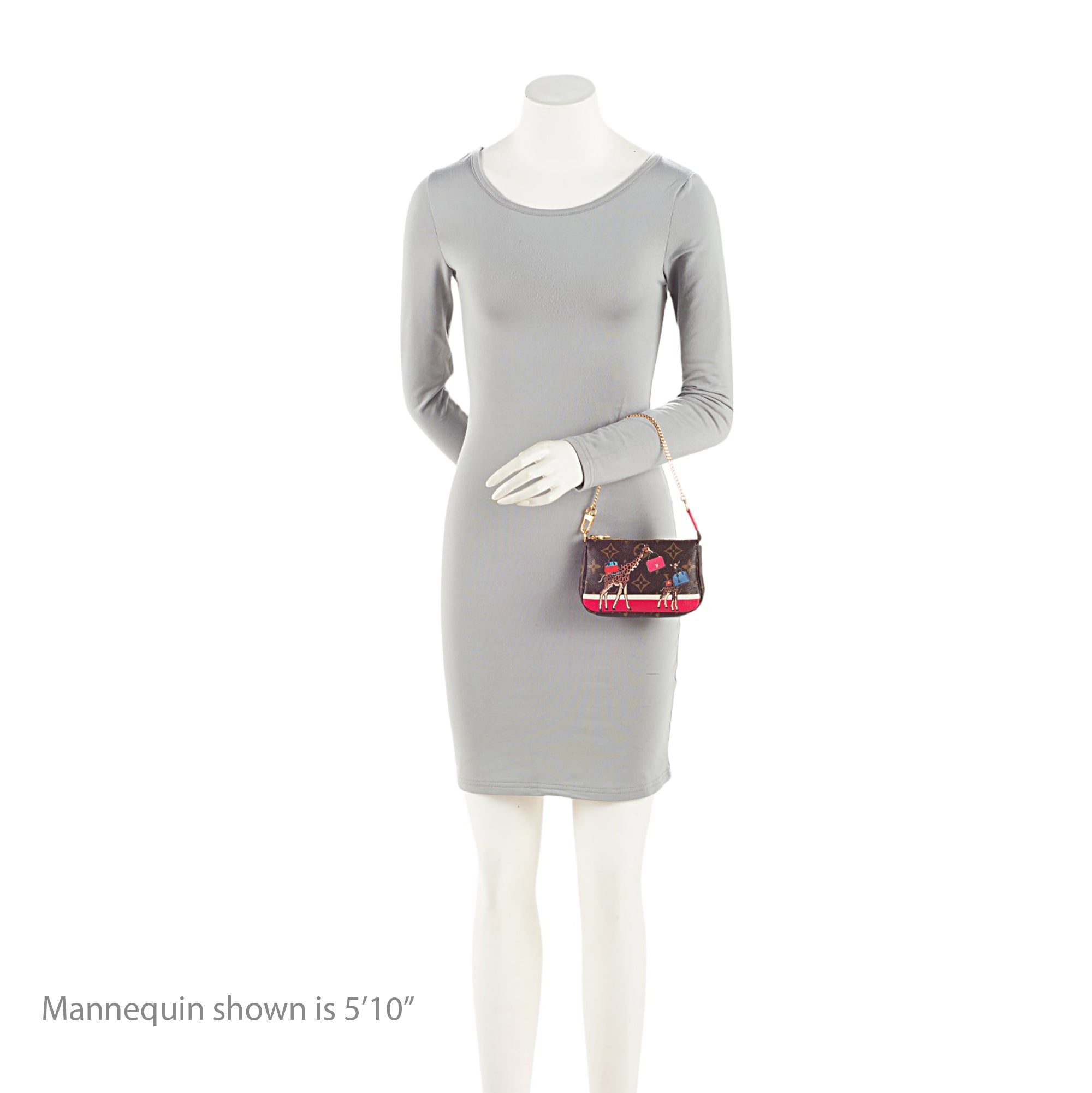 Louis Vuitton Limited Edition Monogram Canvas Animation Giraffe Mini Pochette Accessoires (SHF-MOQix4)