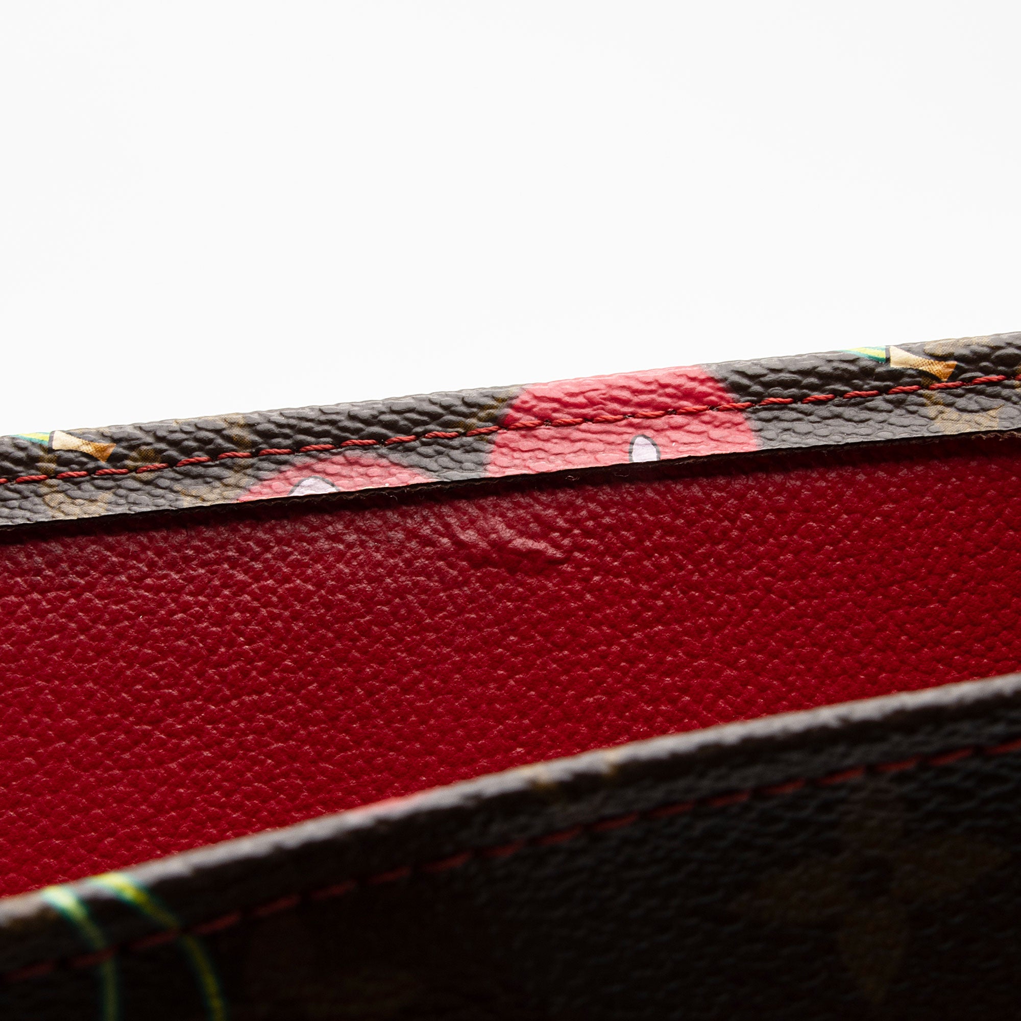 Louis Vuitton Limited Edition Monogram Canvas Cerises Sac Plat Tote (SHF-Oc84Cp)