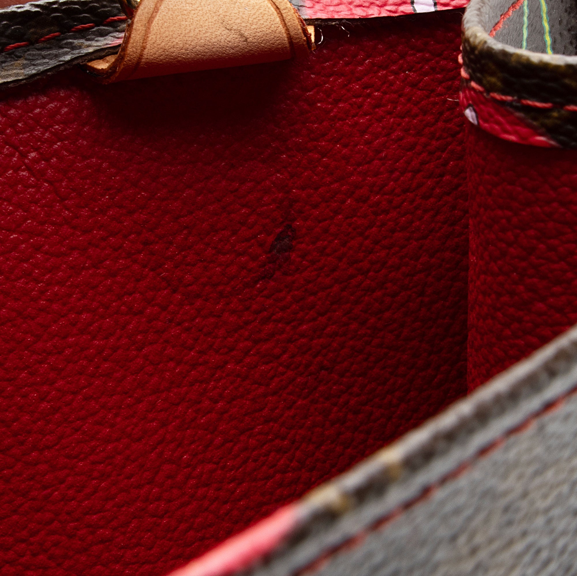 Louis Vuitton Limited Edition Monogram Canvas Cerises Sac Plat Tote (SHF-Oc84Cp)