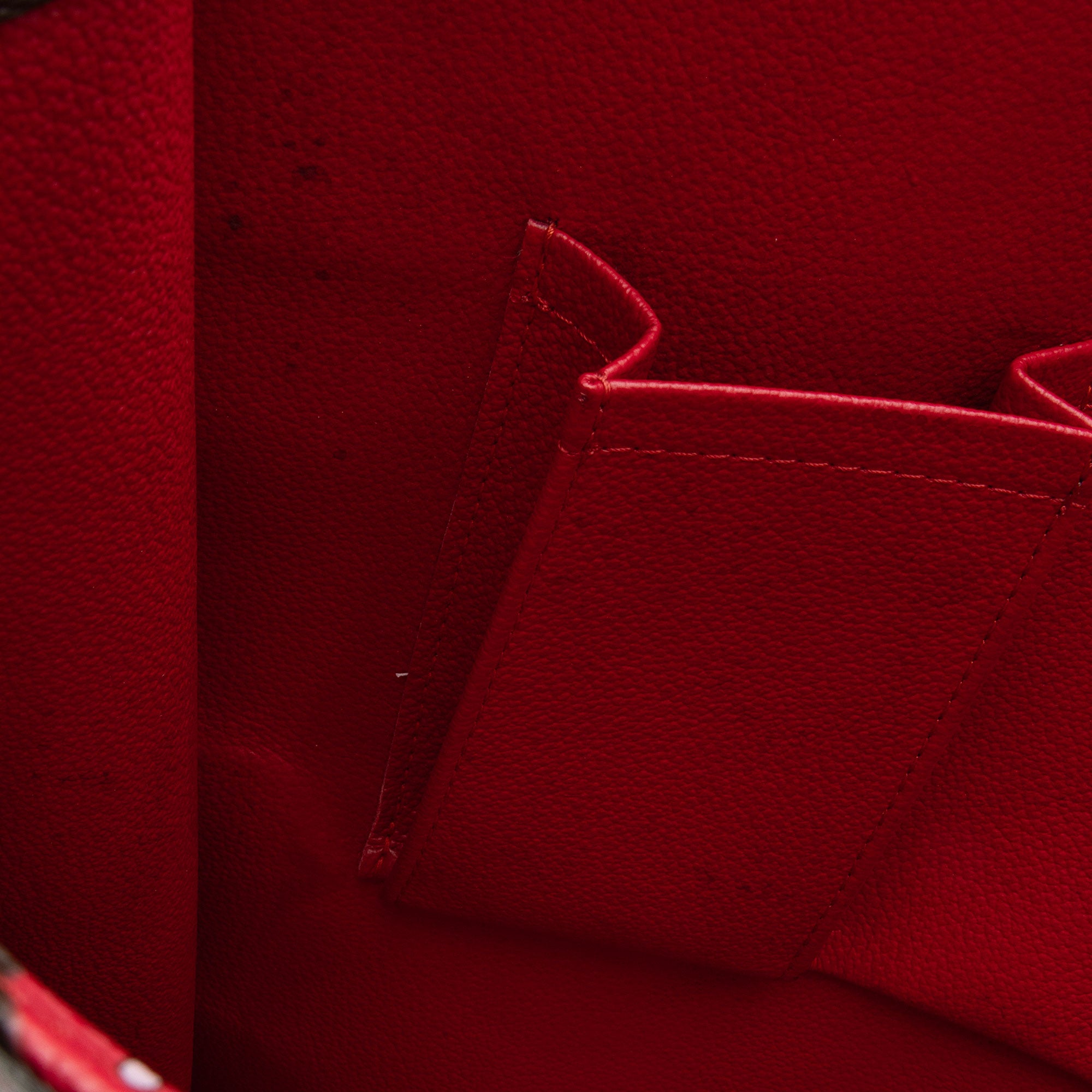 Louis Vuitton Limited Edition Monogram Canvas Cerises Sac Plat Tote (SHF-Oc84Cp)