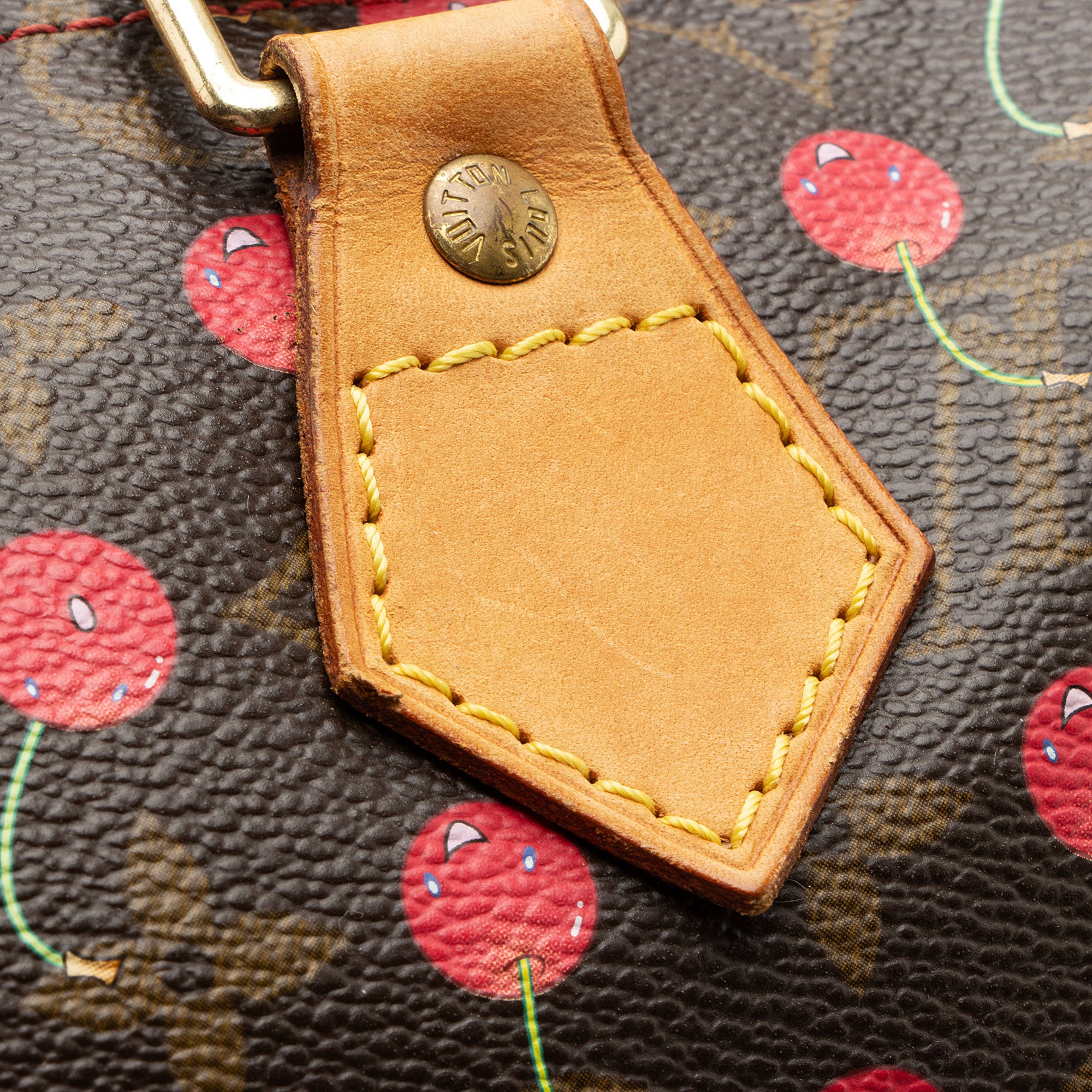 Louis Vuitton Limited Edition Monogram Canvas Cerises Speedy 25 Satchel (SHF-CSMshZ)