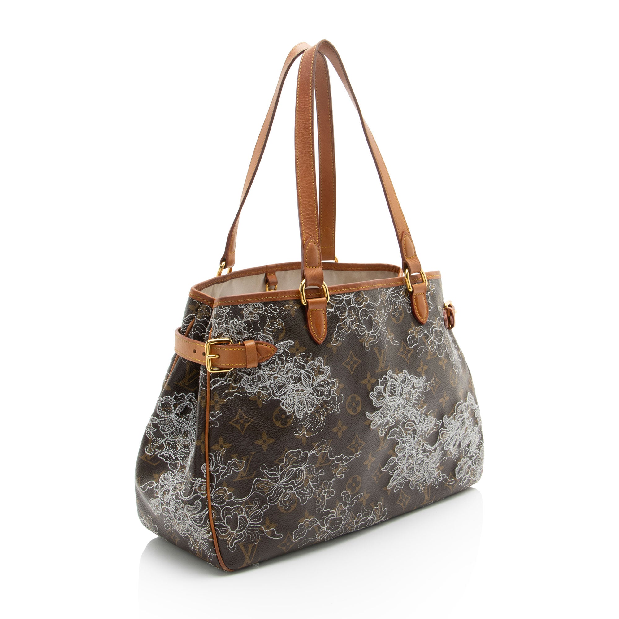 Louis Vuitton Limited Edition Monogram Canvas Dentelle Batignolles Horizontal Tote