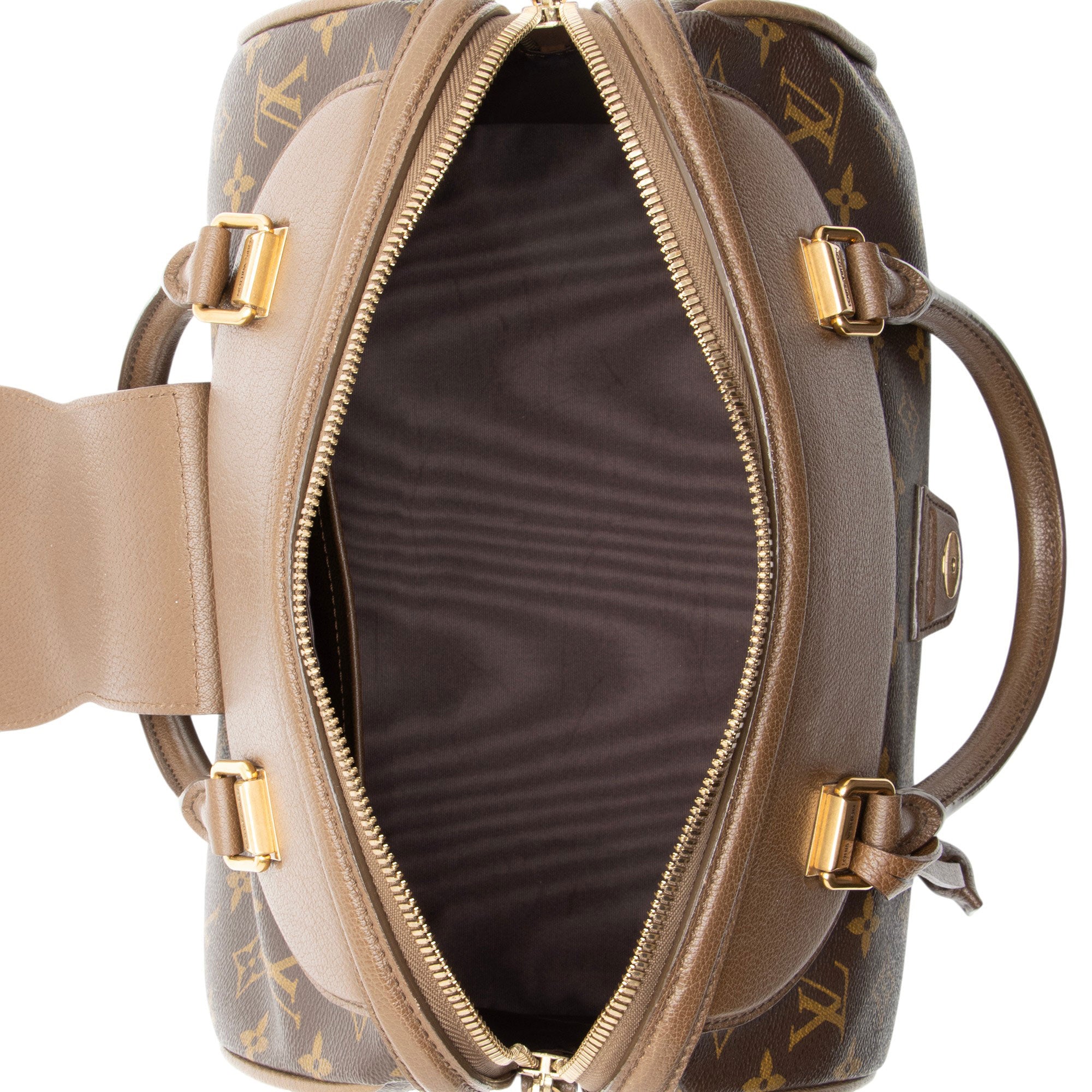 Louis Vuitton Limited Edition Monogram Canvas Golden Arrow Speedy Satchel