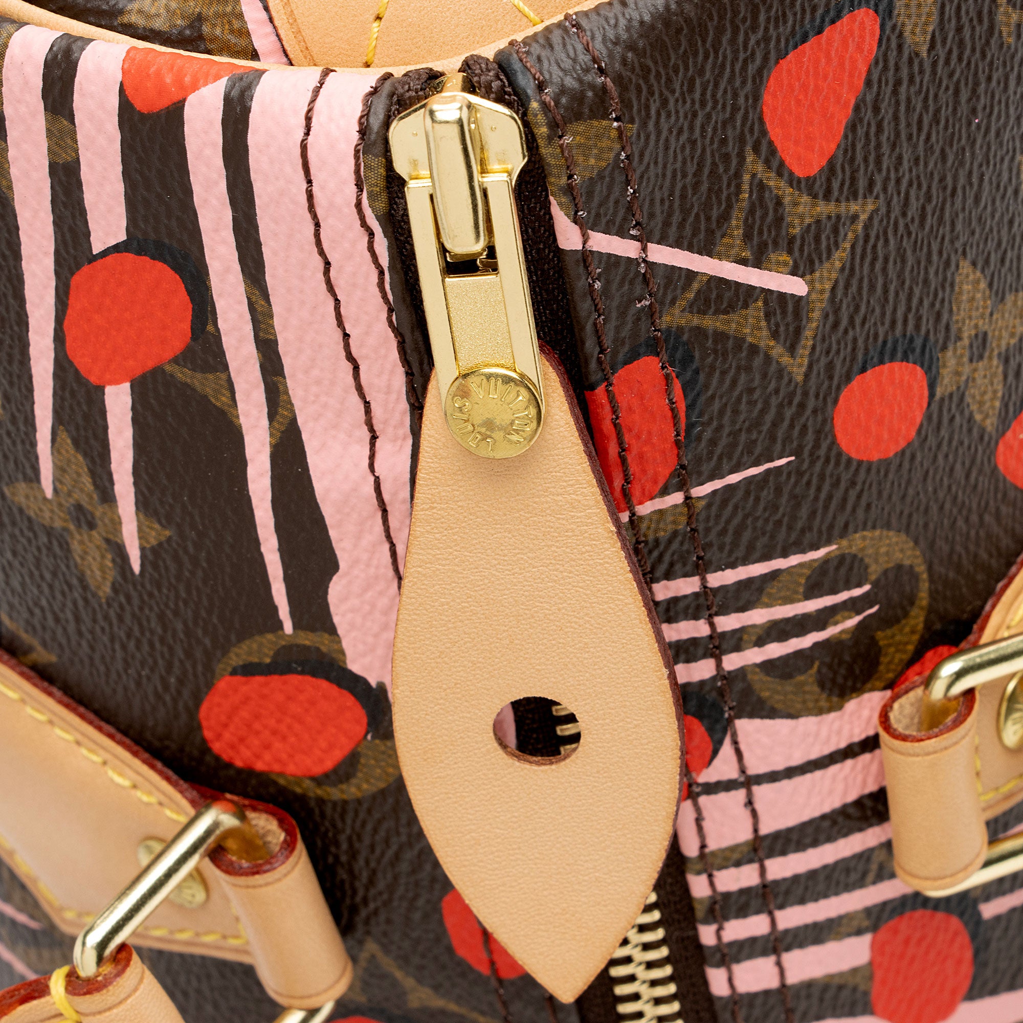 Louis Vuitton Limited Edition Monogram Canvas Jungle Dots Speedy 30 Satchel