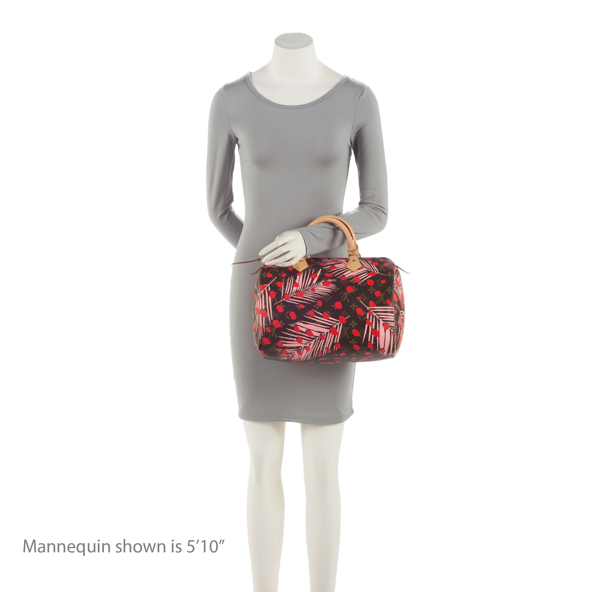 Louis Vuitton Limited Edition Monogram Canvas Jungle Dots Speedy 30 Satchel