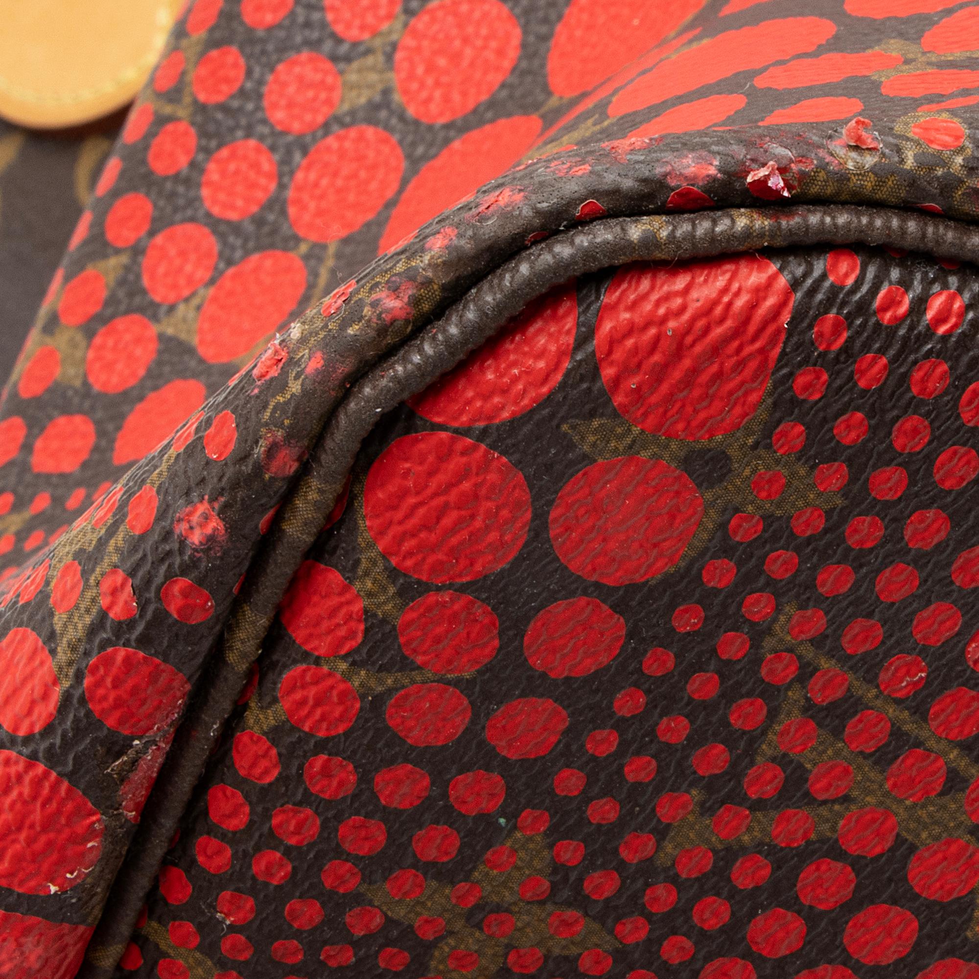 Louis Vuitton Limited Edition Monogram Canvas Kusama Neverfull MM Tote (SHF-23298)