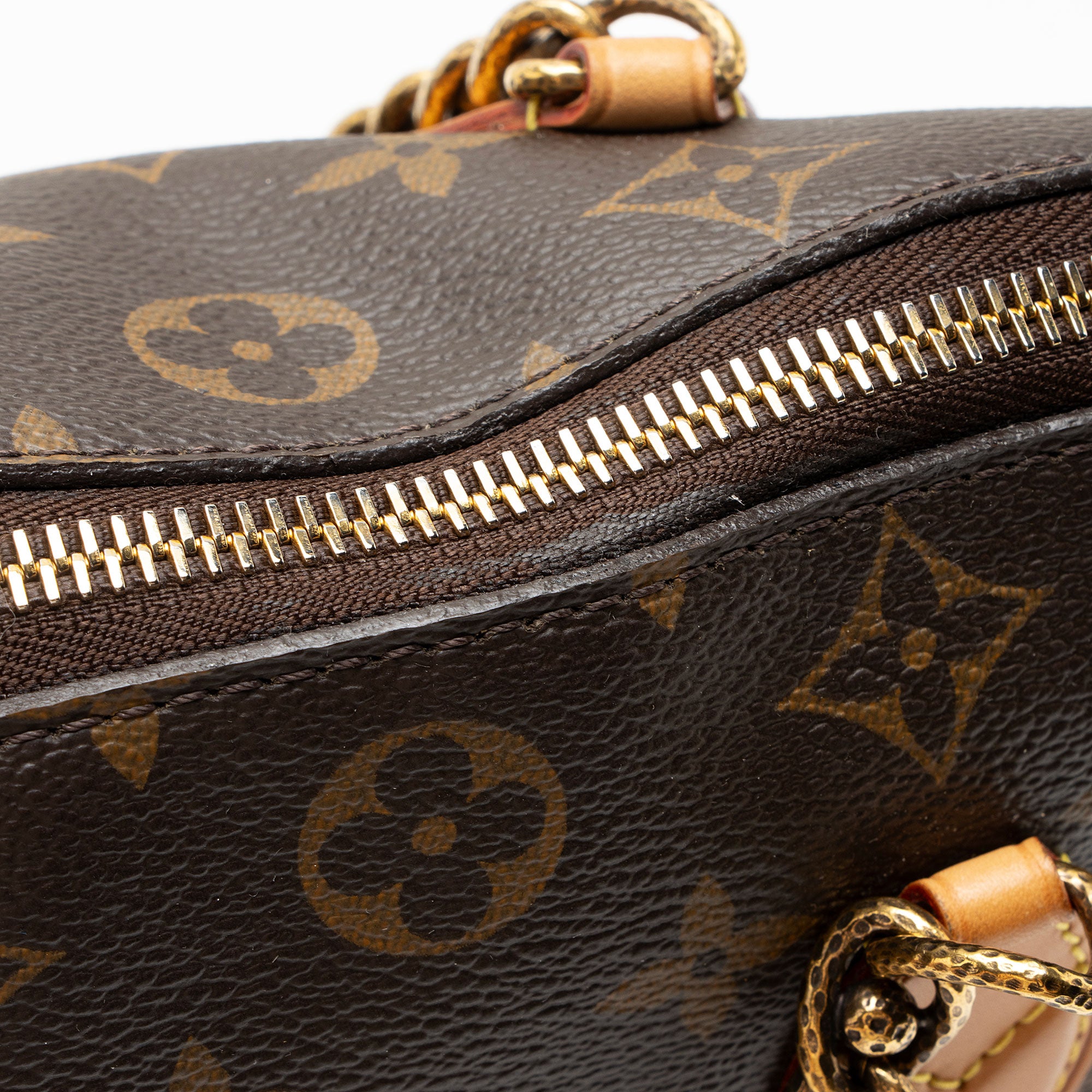 Louis Vuitton Limited Edition Monogram Canvas Lockit Chain MM Satchel