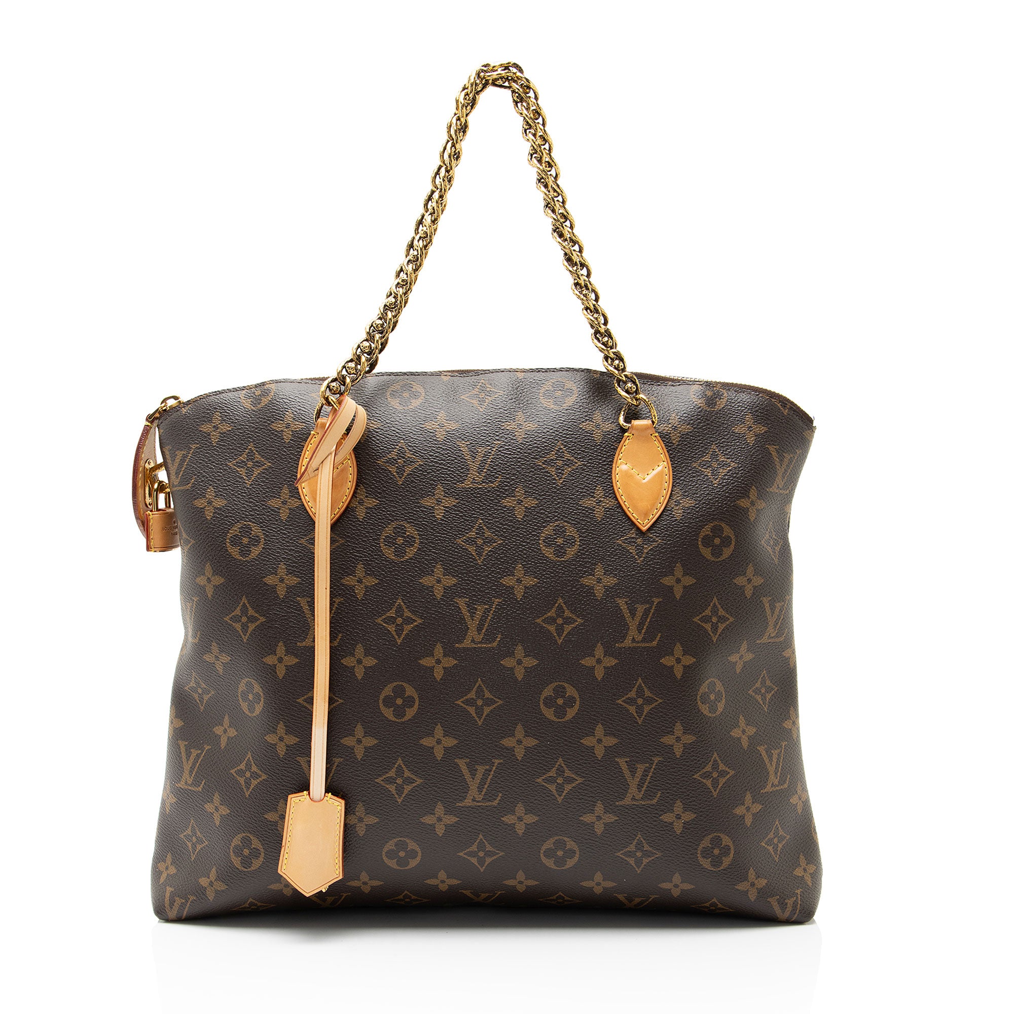 Louis Vuitton Limited Edition Monogram Canvas Lockit Chain MM Satchel