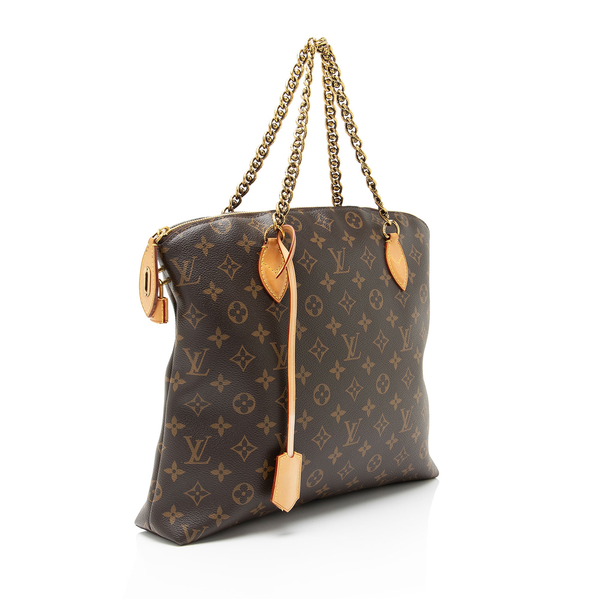 Louis Vuitton Limited Edition Monogram Canvas Lockit Chain MM Satchel