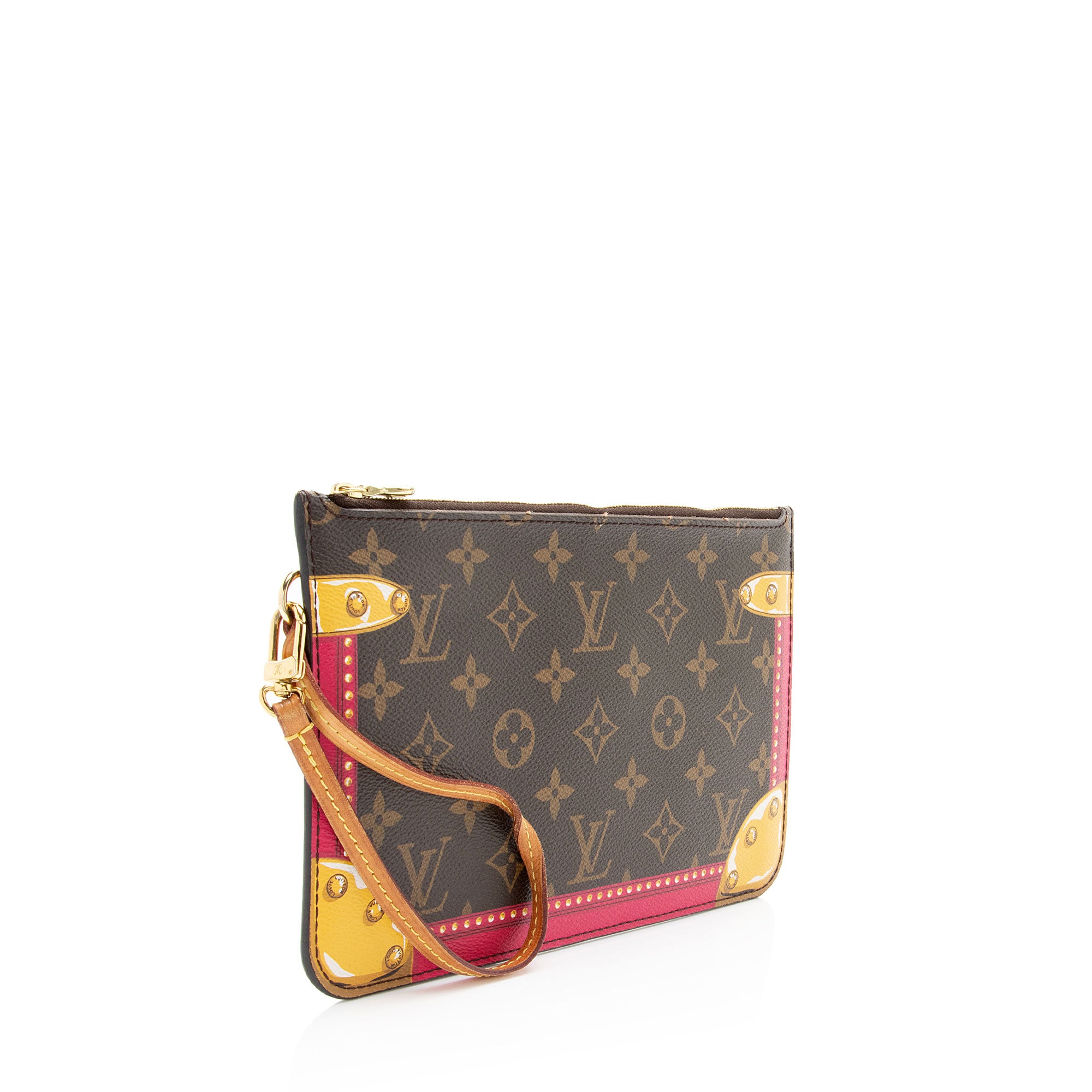 Louis Vuitton Limited Edition Monogram Canvas Summer Trunk Neverfull MM Pochette