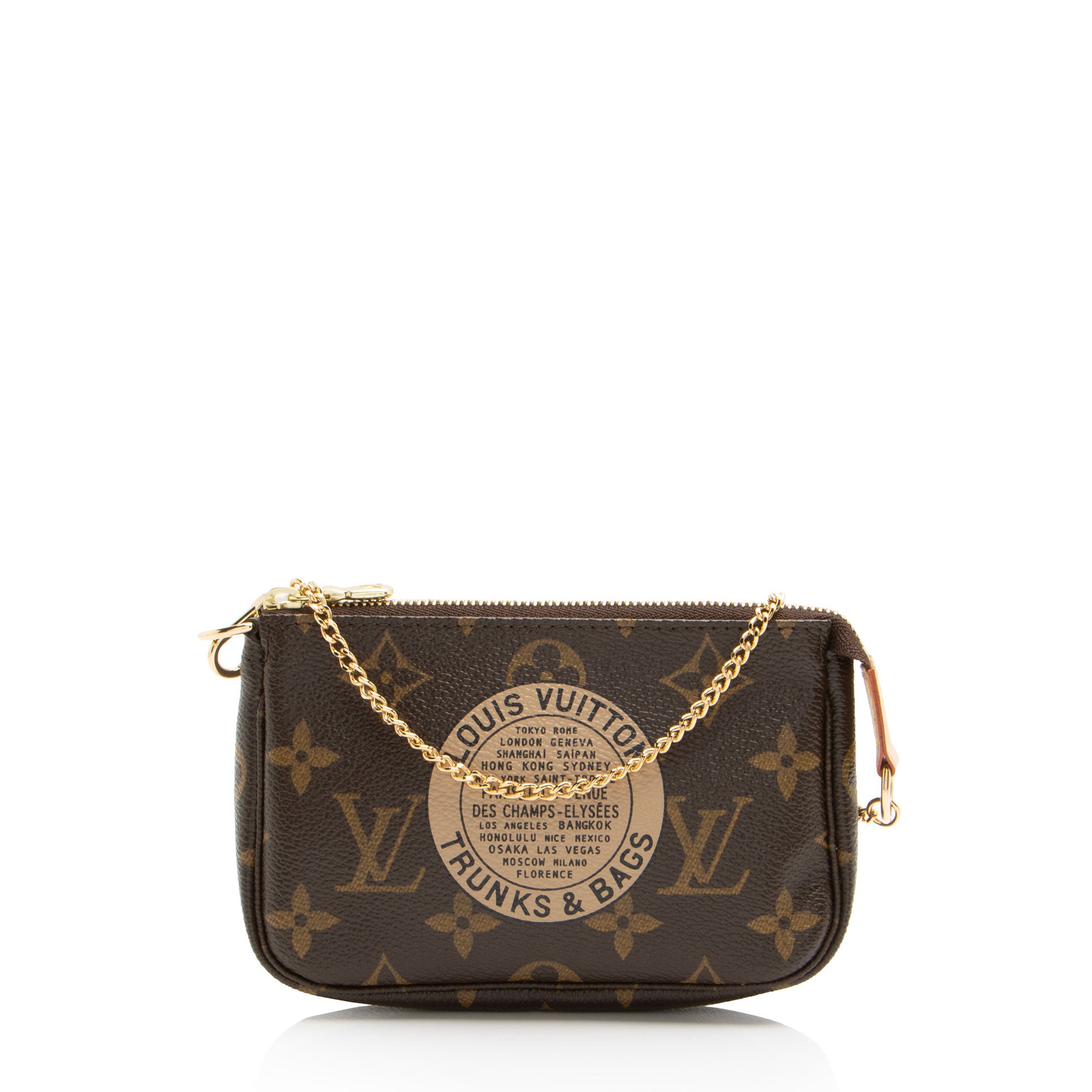 Louis Vuitton Limited Edition Monogram Canvas Trunks & Bags Mini Pochette Accessoires (SHF-ncikKj)