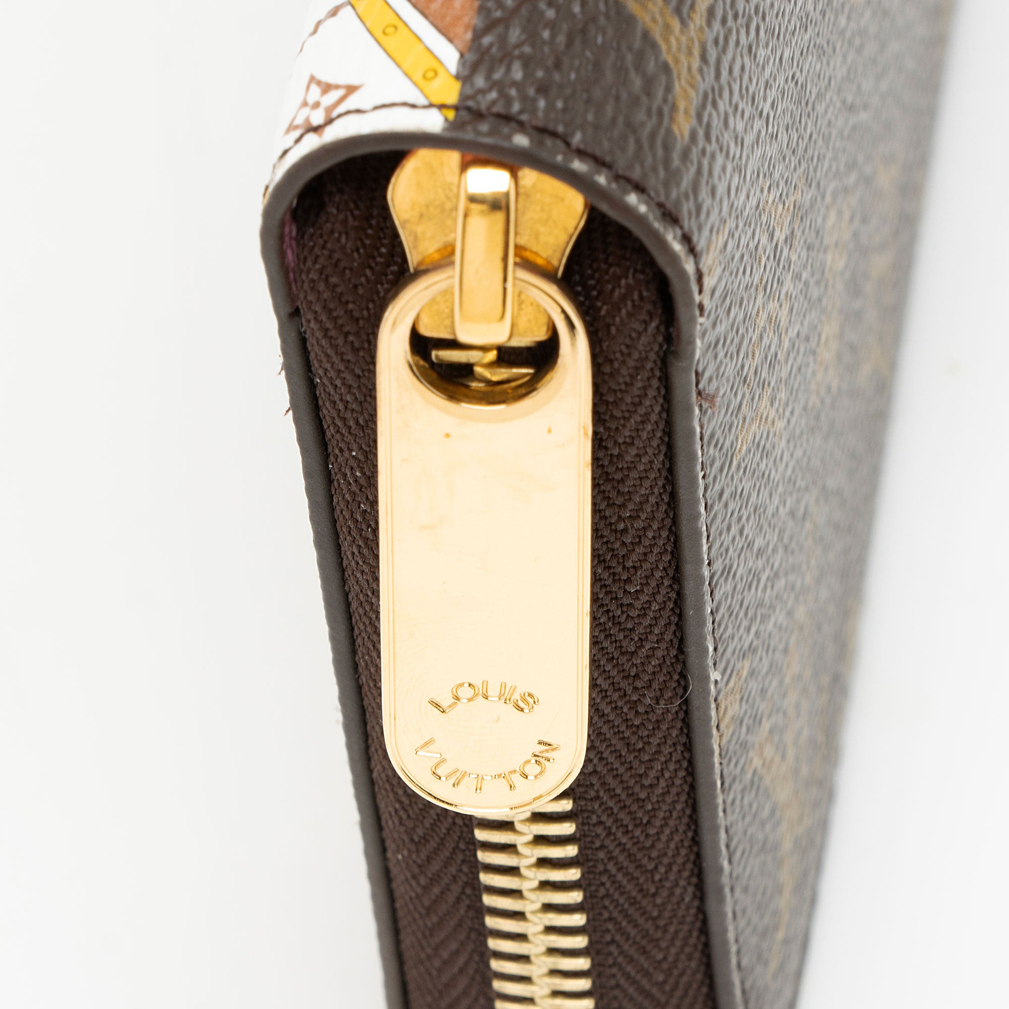 Louis Vuitton Limited Edition Monogram Canvas Vivienne Ice Skating Zippy Wallet