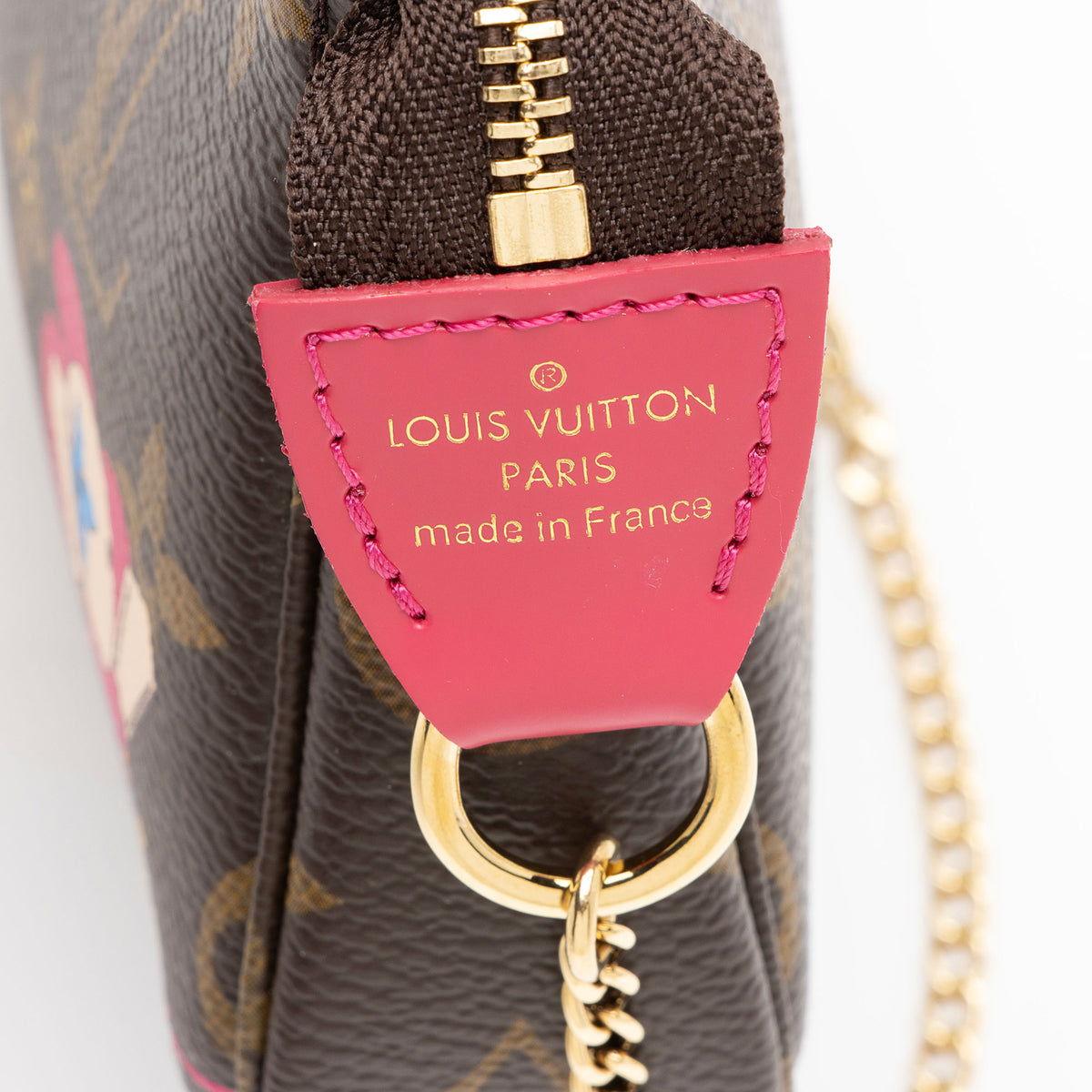Louis Vuitton Limited Edition Monogram Canvas Vivienne Roller Coaster Mini Pochette