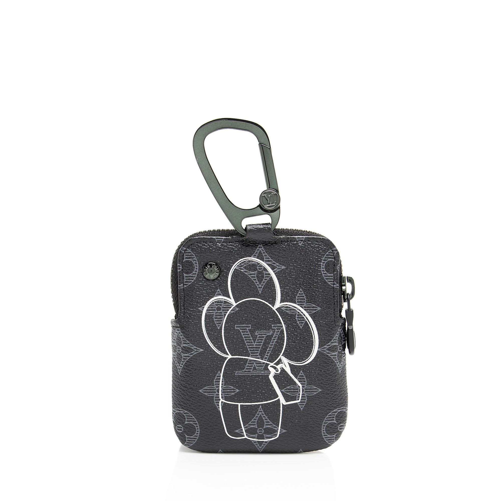 Louis Vuitton Limited Edition Monogram Eclipse Vivienne Bag Charm (SHF-wWOhBc)