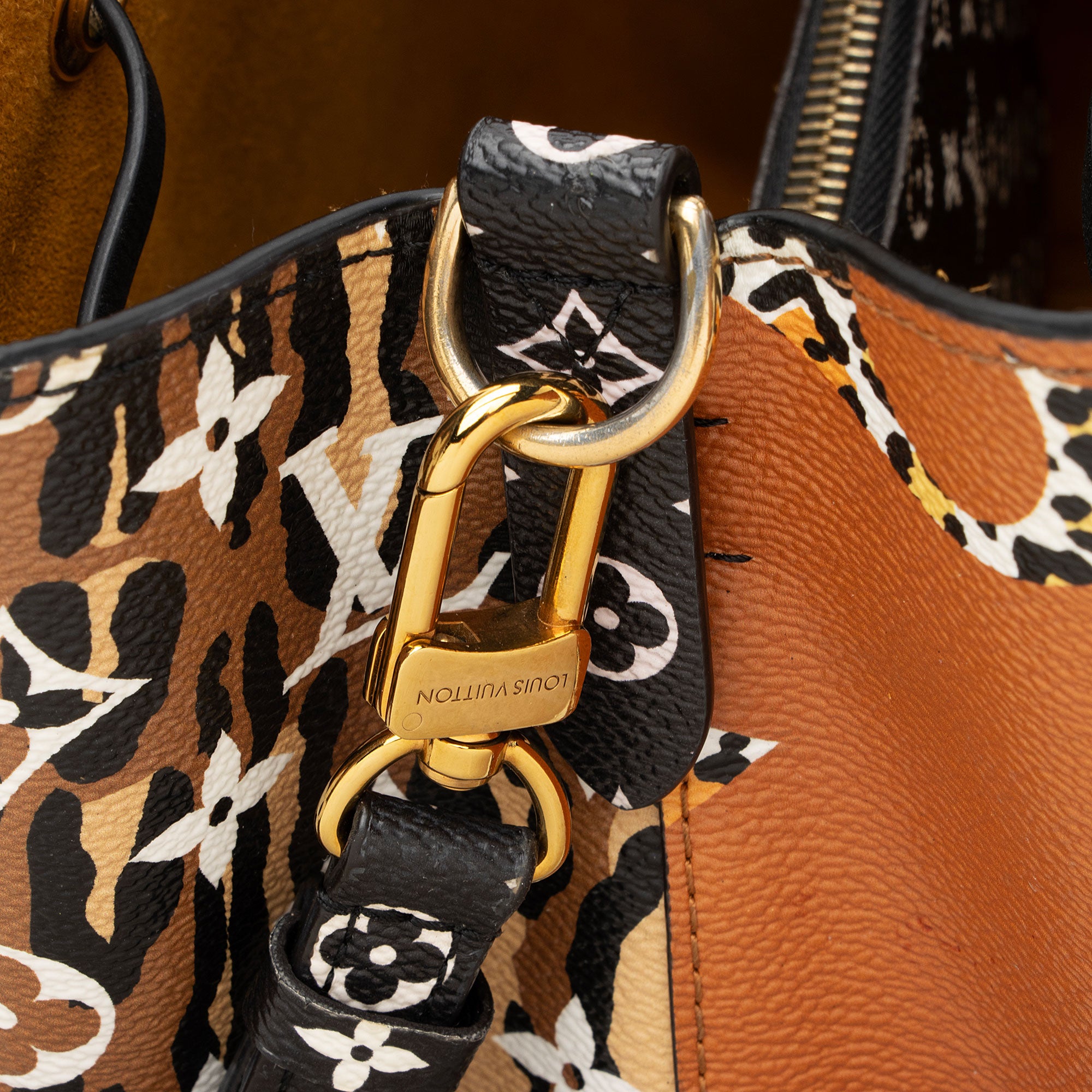 Louis Vuitton Limited Edition Monogram Giant Canvas Jungle Neonoe MM Shoulder Bag