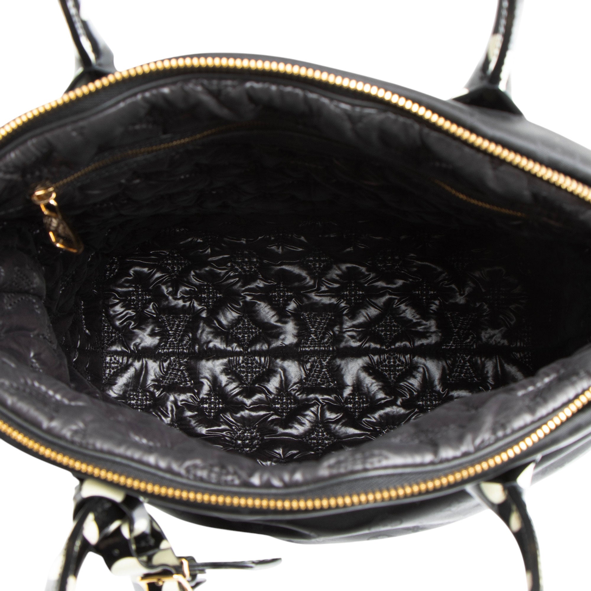 Louis Vuitton Limited Edition Monogram Nylon Infinity Dots Lockit MM Satchel