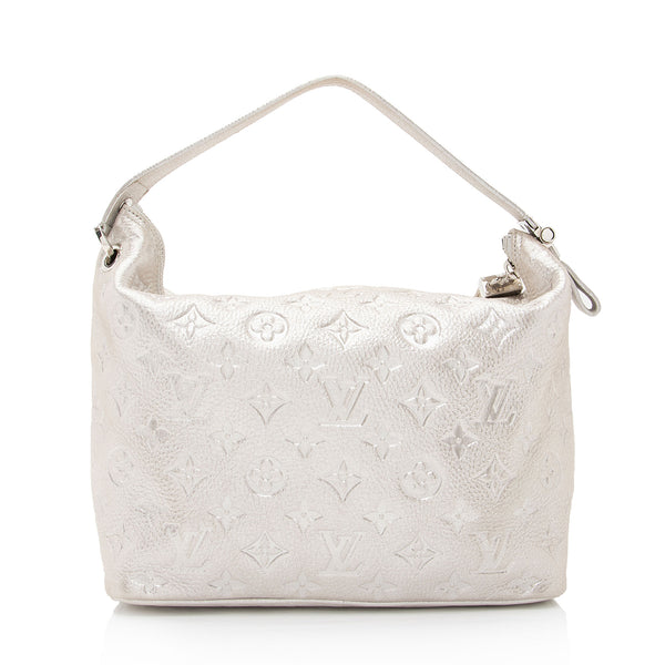 Louis Vuitton Limited Edition Khol Monogram Embossed Suede Wish Bag