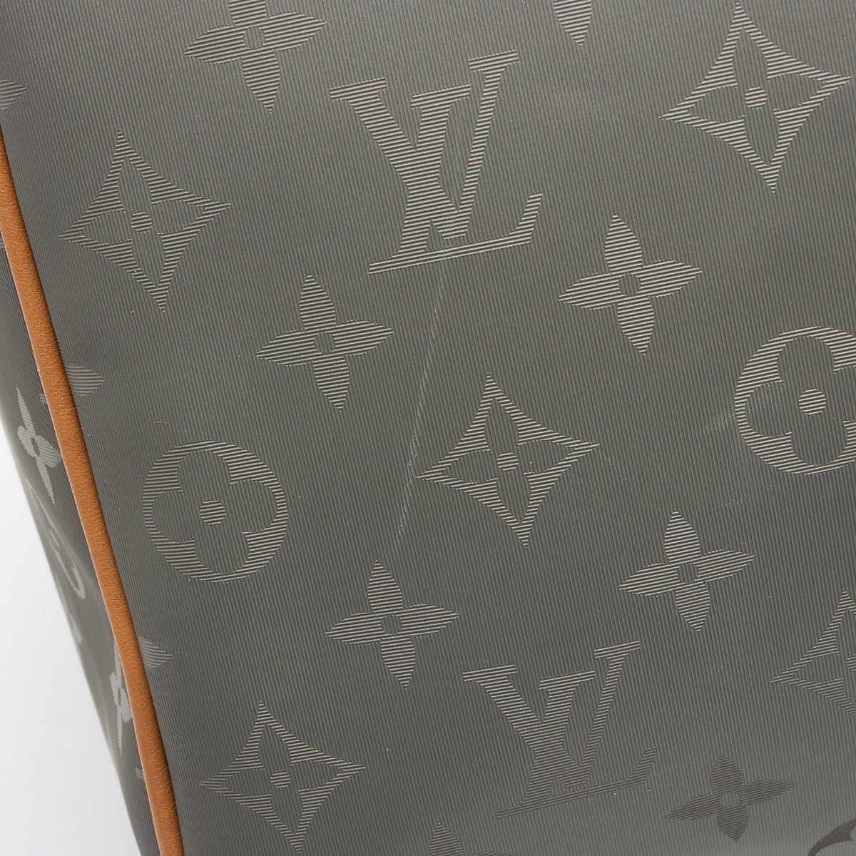 Louis Vuitton Limited Edition Monogram Titanium Keepall Bandouliere 50 Duffle