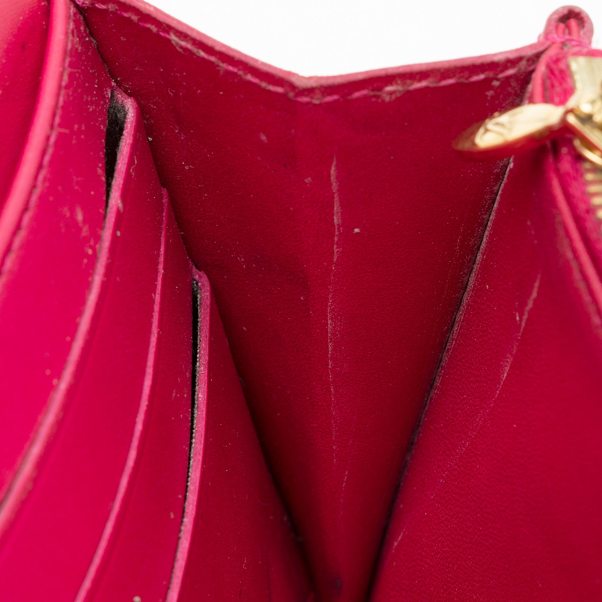 Louis Vuitton Limited Edition Monogram Vernis Ikat Sarah Wallet (SHF-22286)