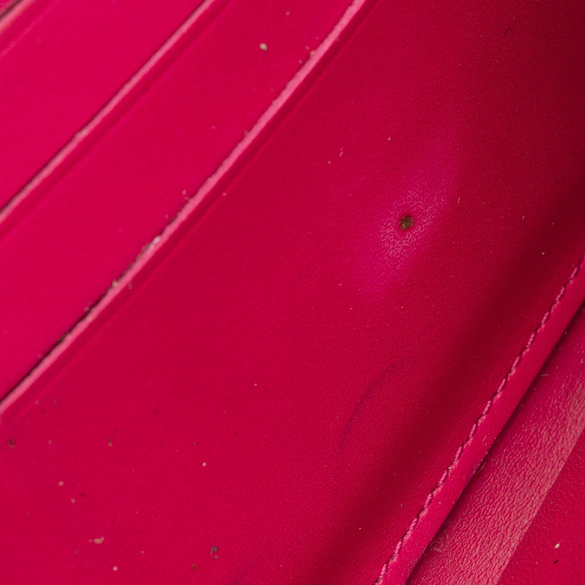 Louis Vuitton Limited Edition Monogram Vernis Ikat Sarah Wallet (SHF-22286)