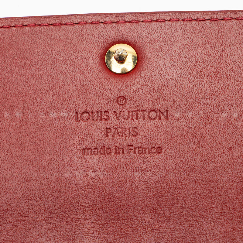 Louis Vuitton Limited Edition Monogram Vernis Rayures Sarah Wallet (SHF-td1Cfq)