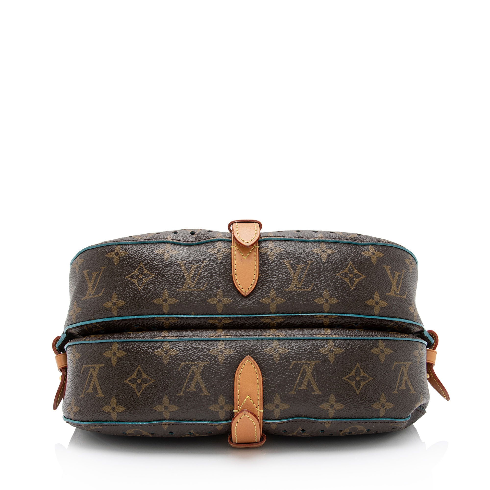 Louis Vuitton Limited Edition Perforated Monogram Canvas Saumur 30 Messenger Bag (SHF-TgFQYZ)