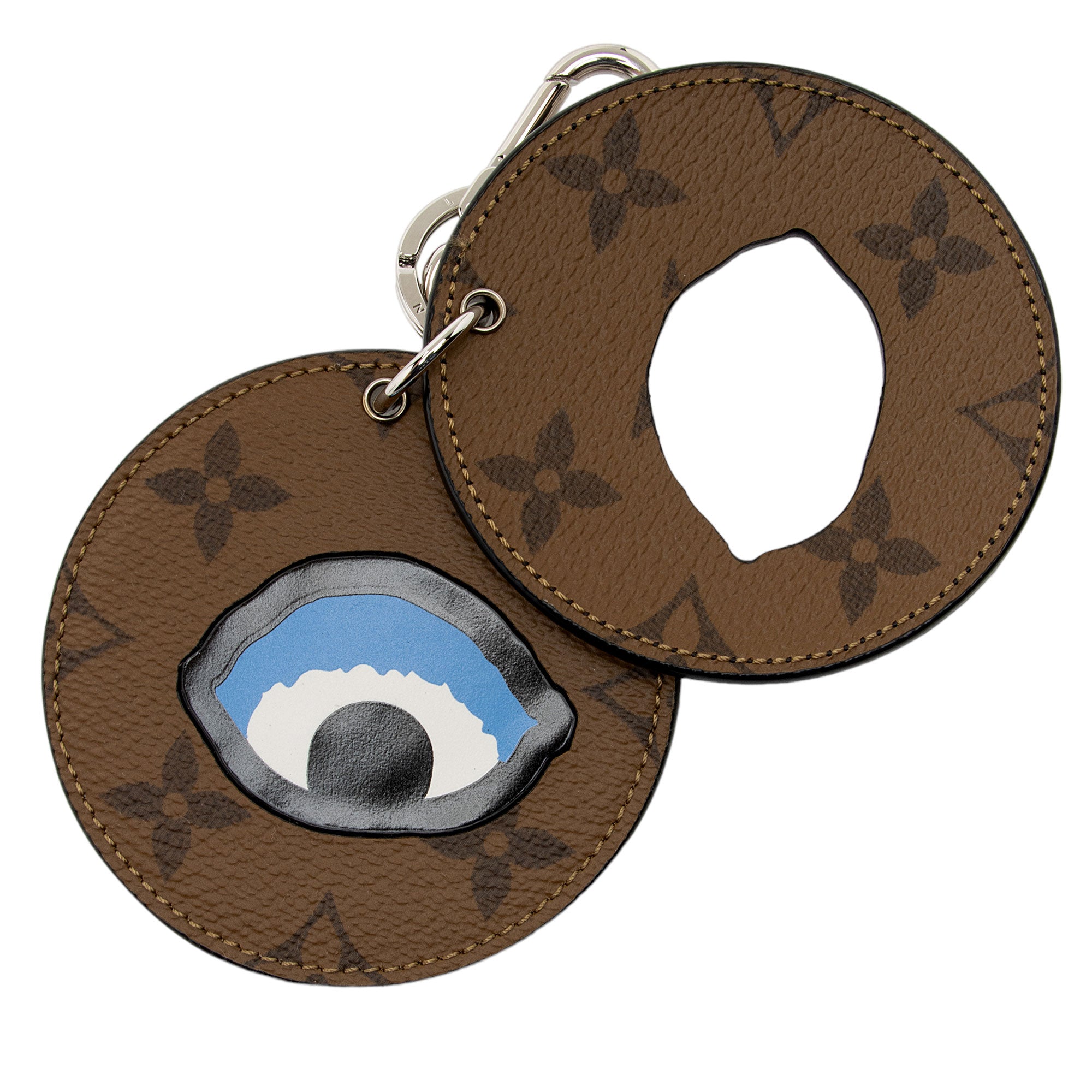 Louis Vuitton Limited Edition Reverse Monogram Kabuki Mask Bag Charm (SHF-zpz2Da)