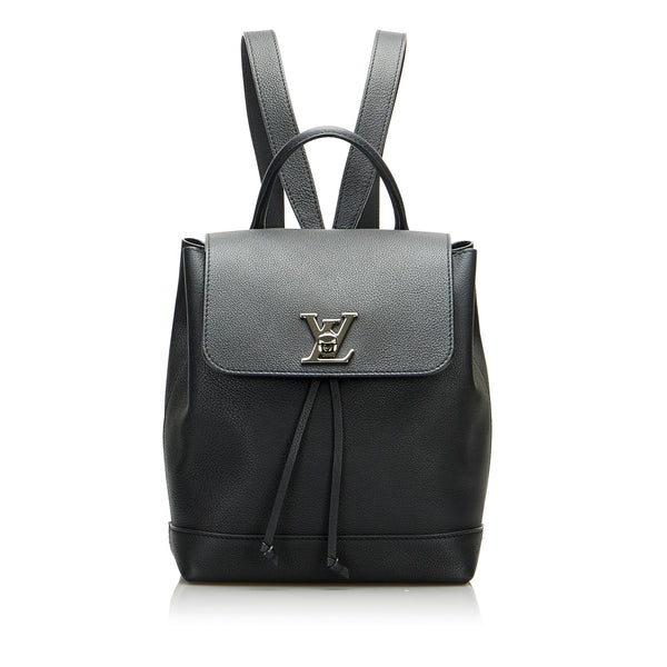 Louis Vuitton Black Leather Mini Lockme Backpack Louis Vuitton