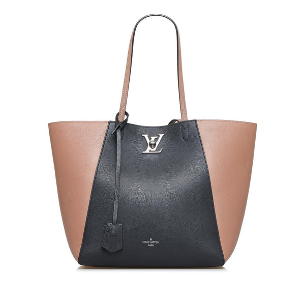 Louis Vuitton Lockme Cabas Leather Tote Bag