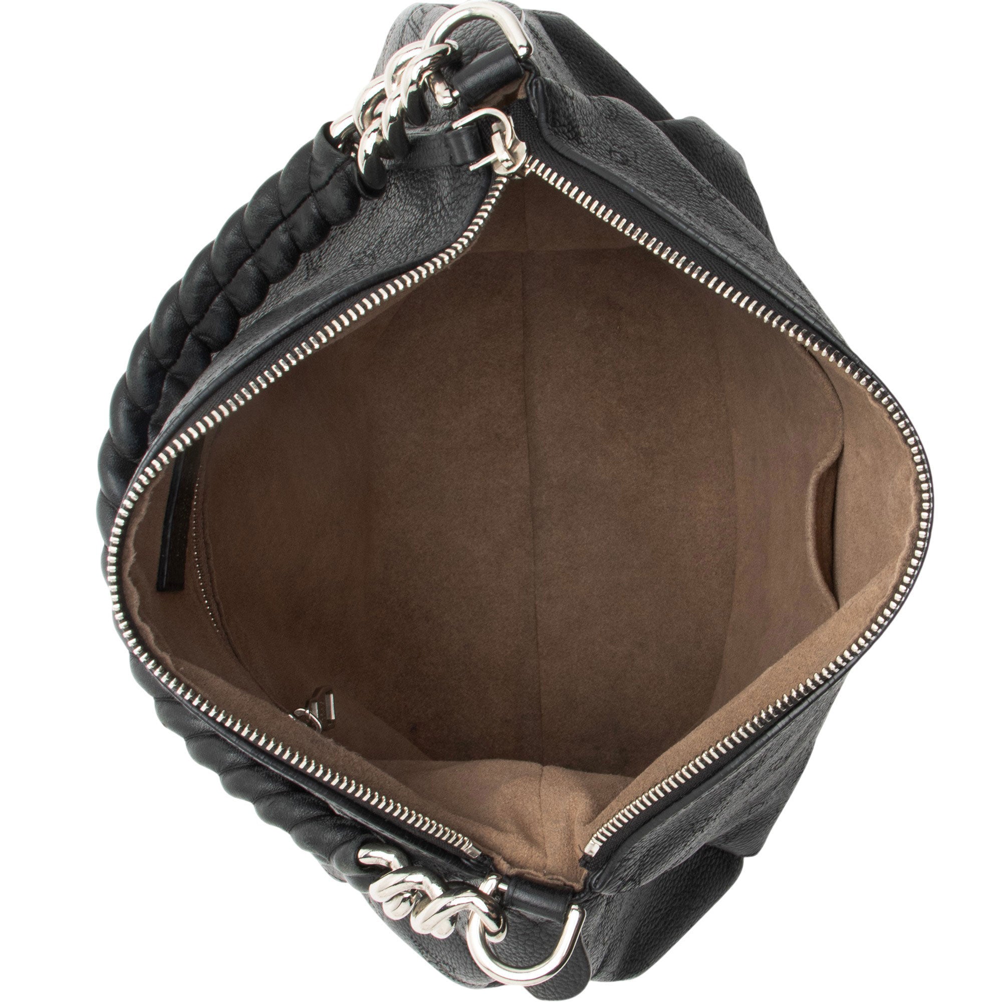 Louis Vuitton Mahina Leather Babylone Chain BB Satchel