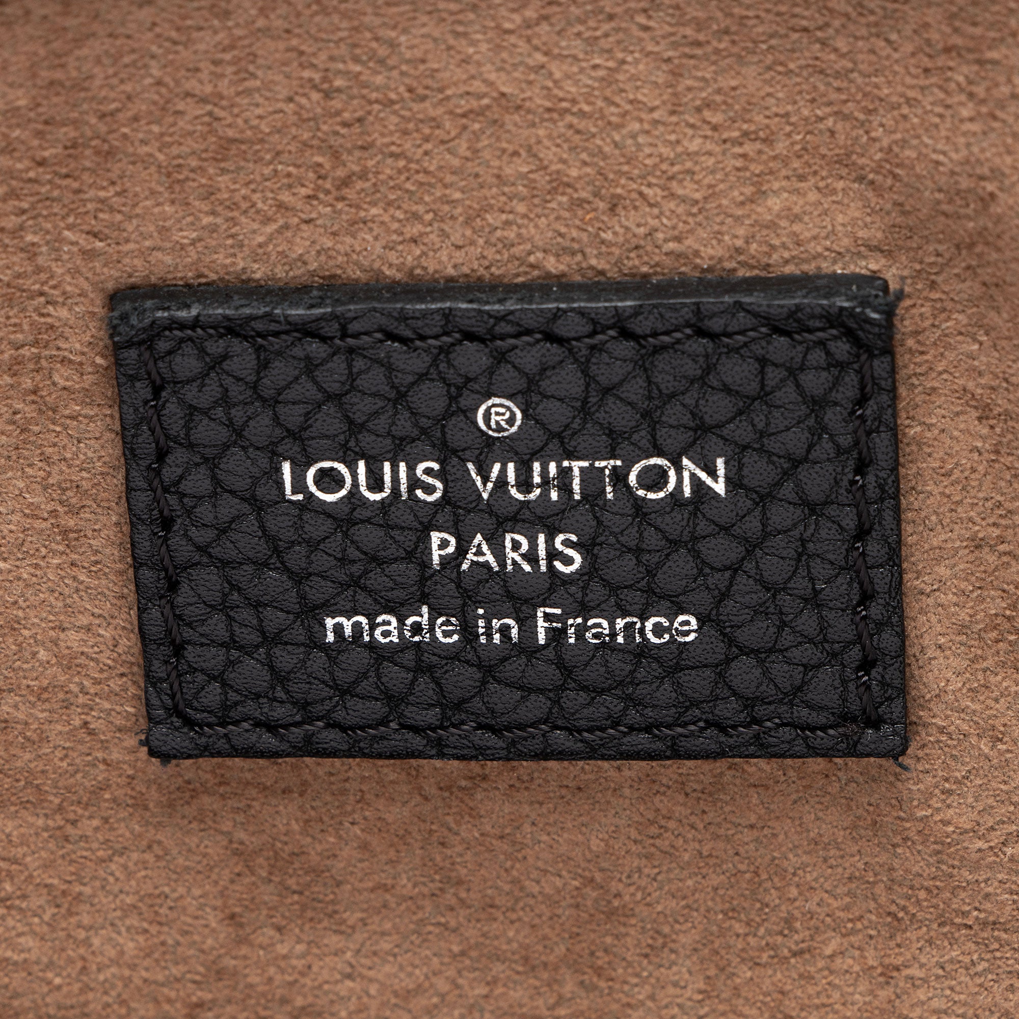 Louis Vuitton Mahina Leather Babylone PM Satchel