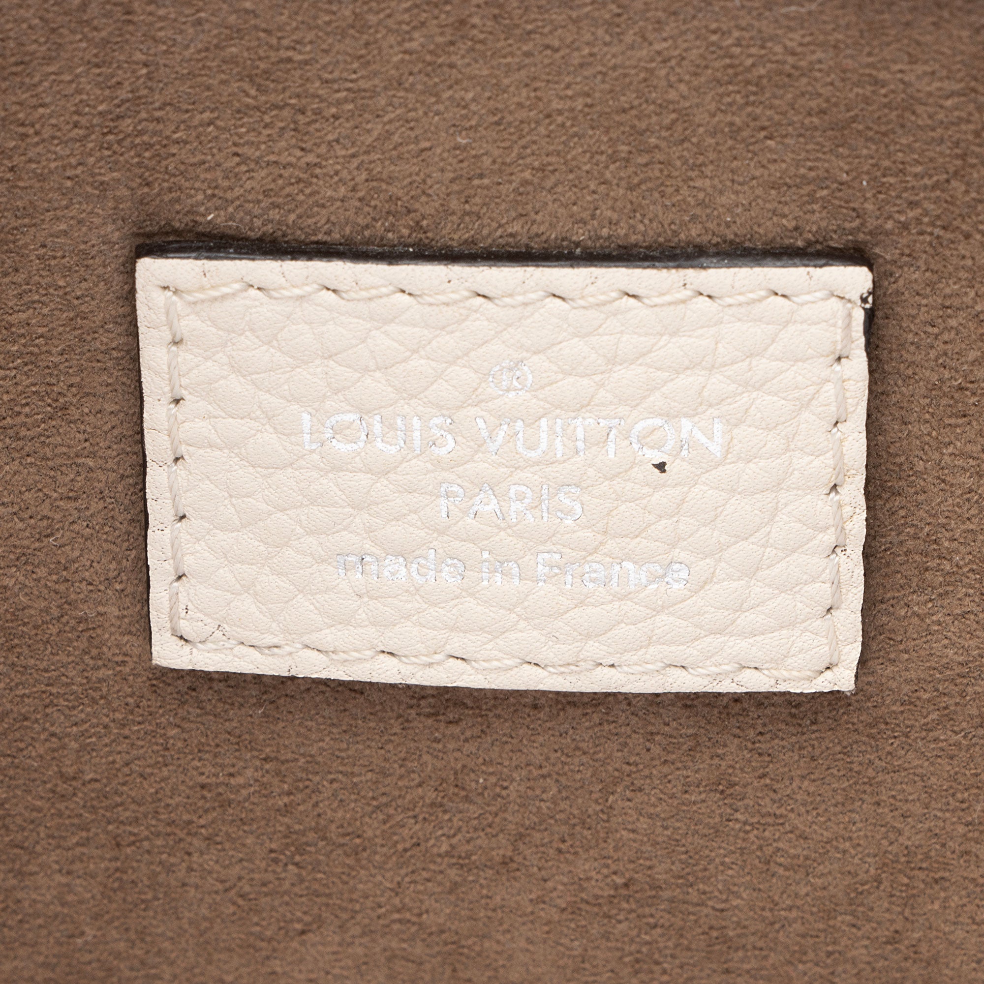 Louis Vuitton Mahina Leather Babylone PM Satchel