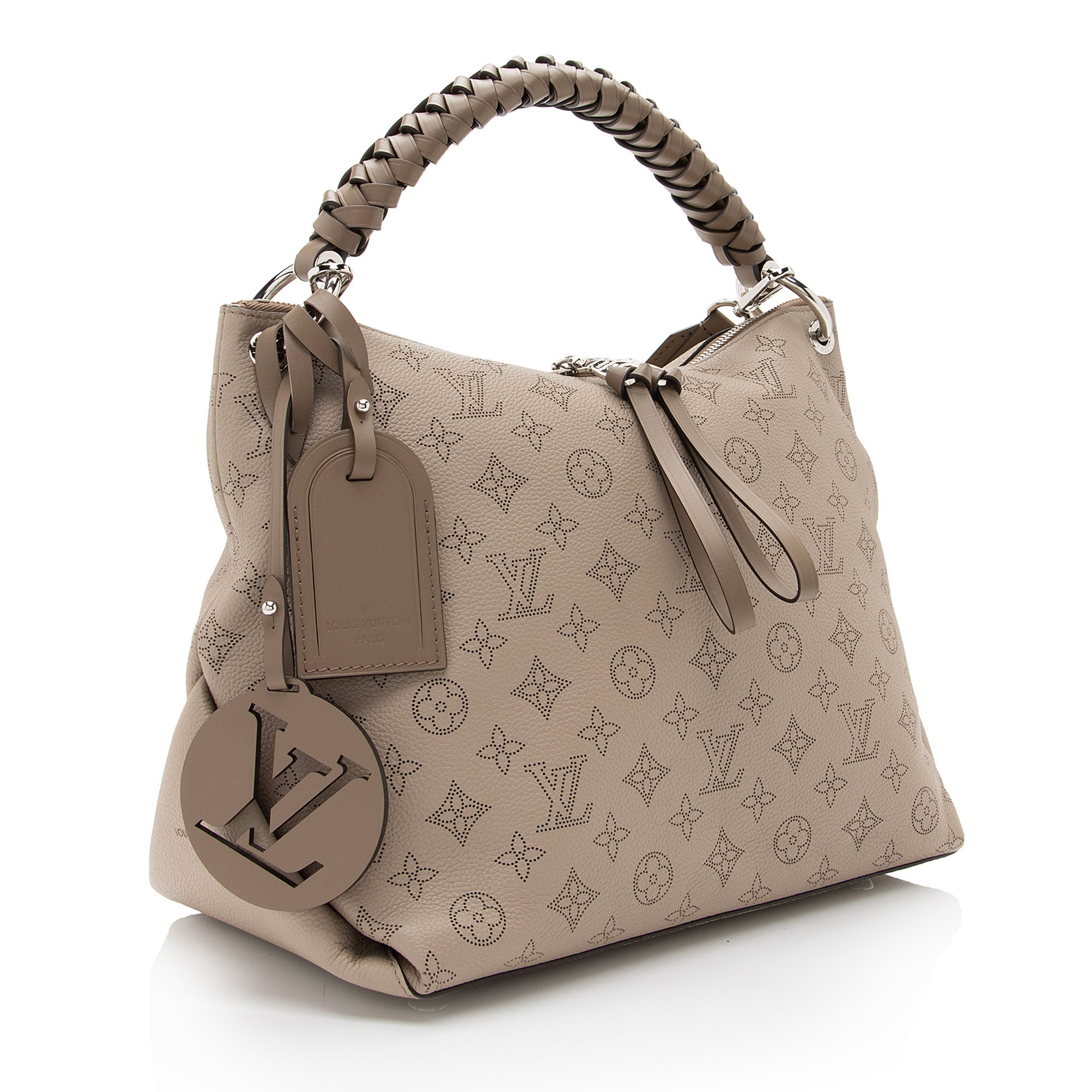 Louis Vuitton Mahina Leather Beaubourg MM Hobo (SHF-MAmhQi)