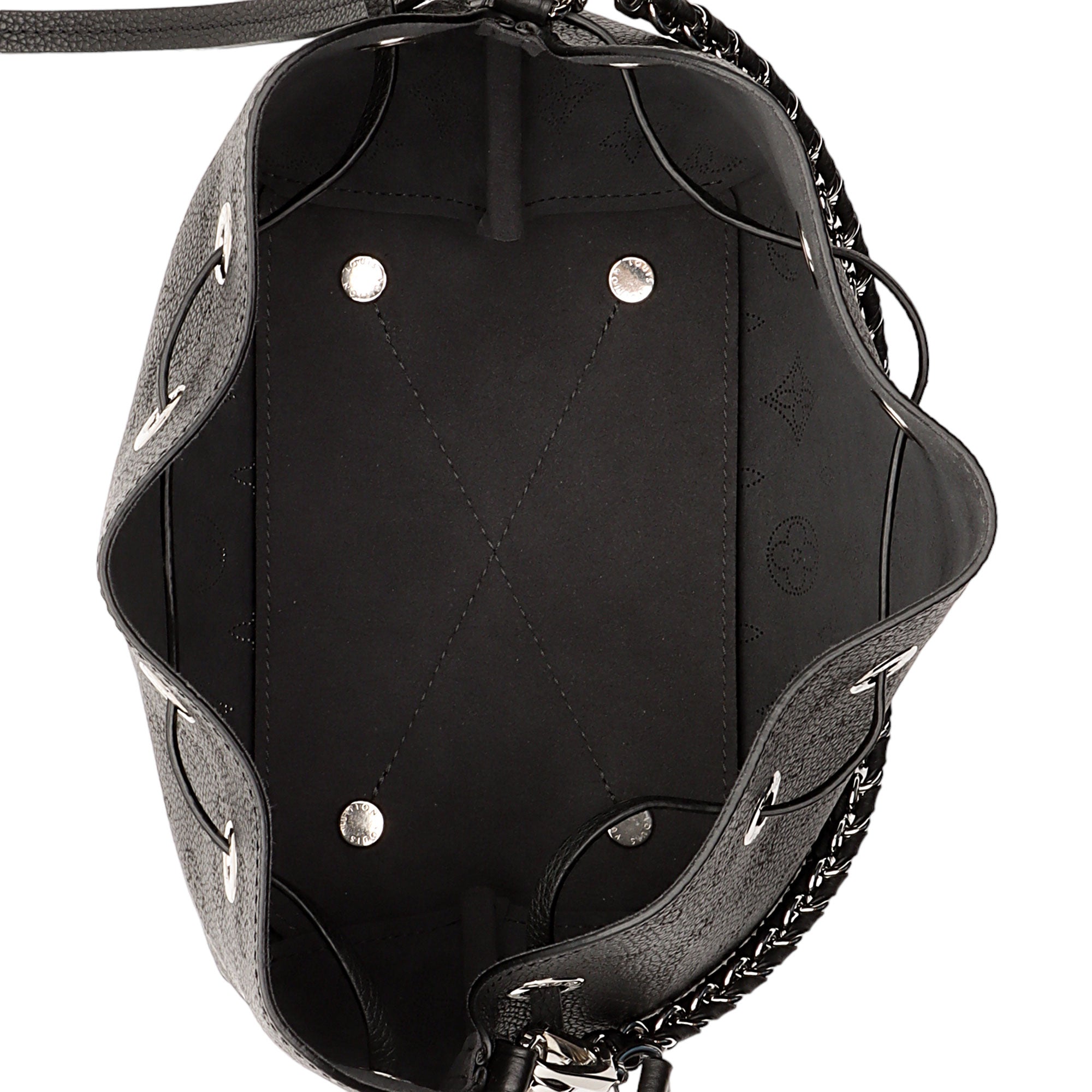 Louis Vuitton Mahina Leather Bella Bucket Bag (SHF-ZNwLJb)