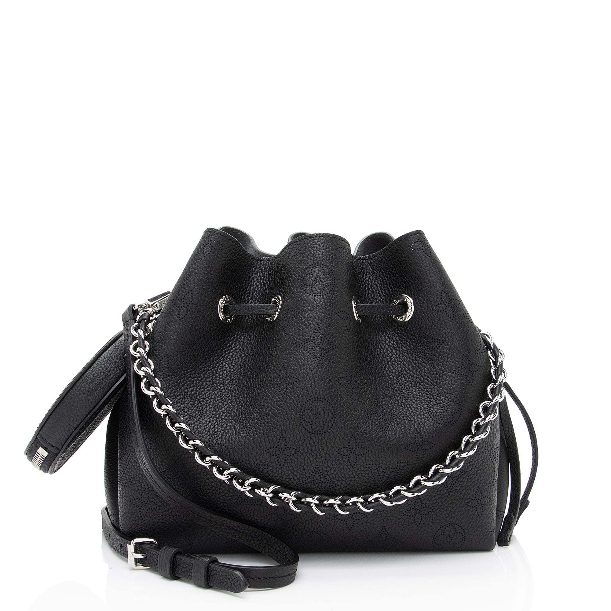 Louis Vuitton Mahina Leather Bella Bucket Bag (SHF-CcyhzL)