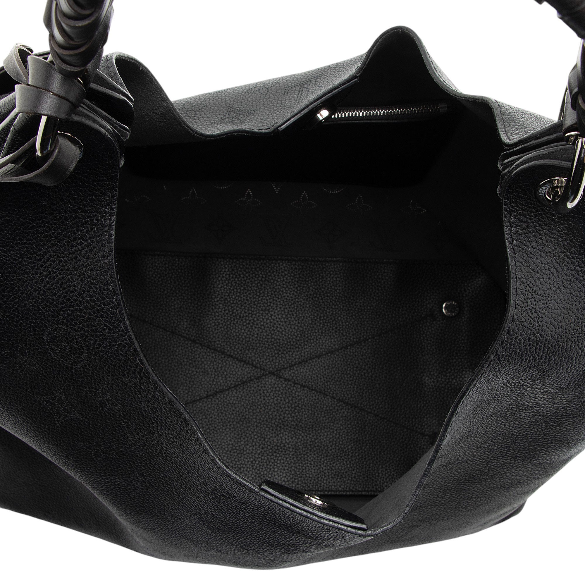Louis Vuitton Mahina Leather Carmel Hobo (SHF-SK1HwZ)