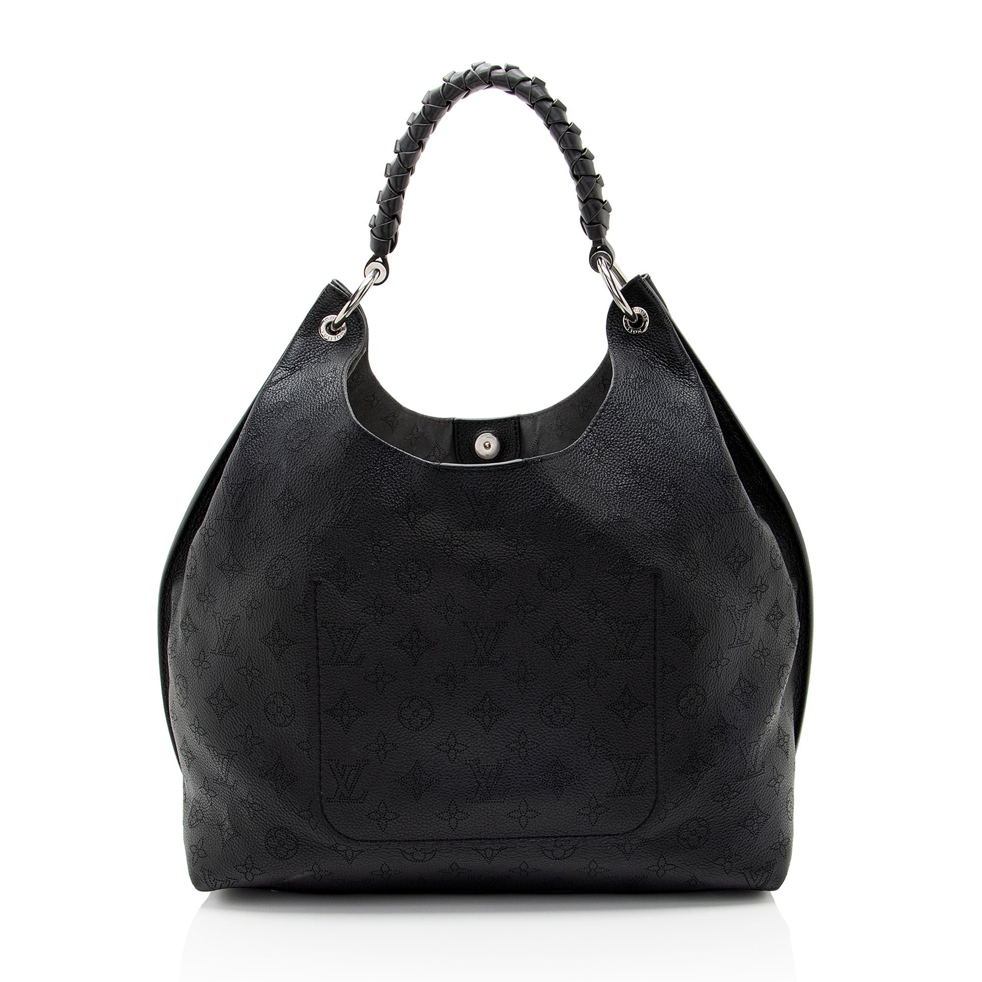 Louis Vuitton Mahina Leather Carmel Hobo