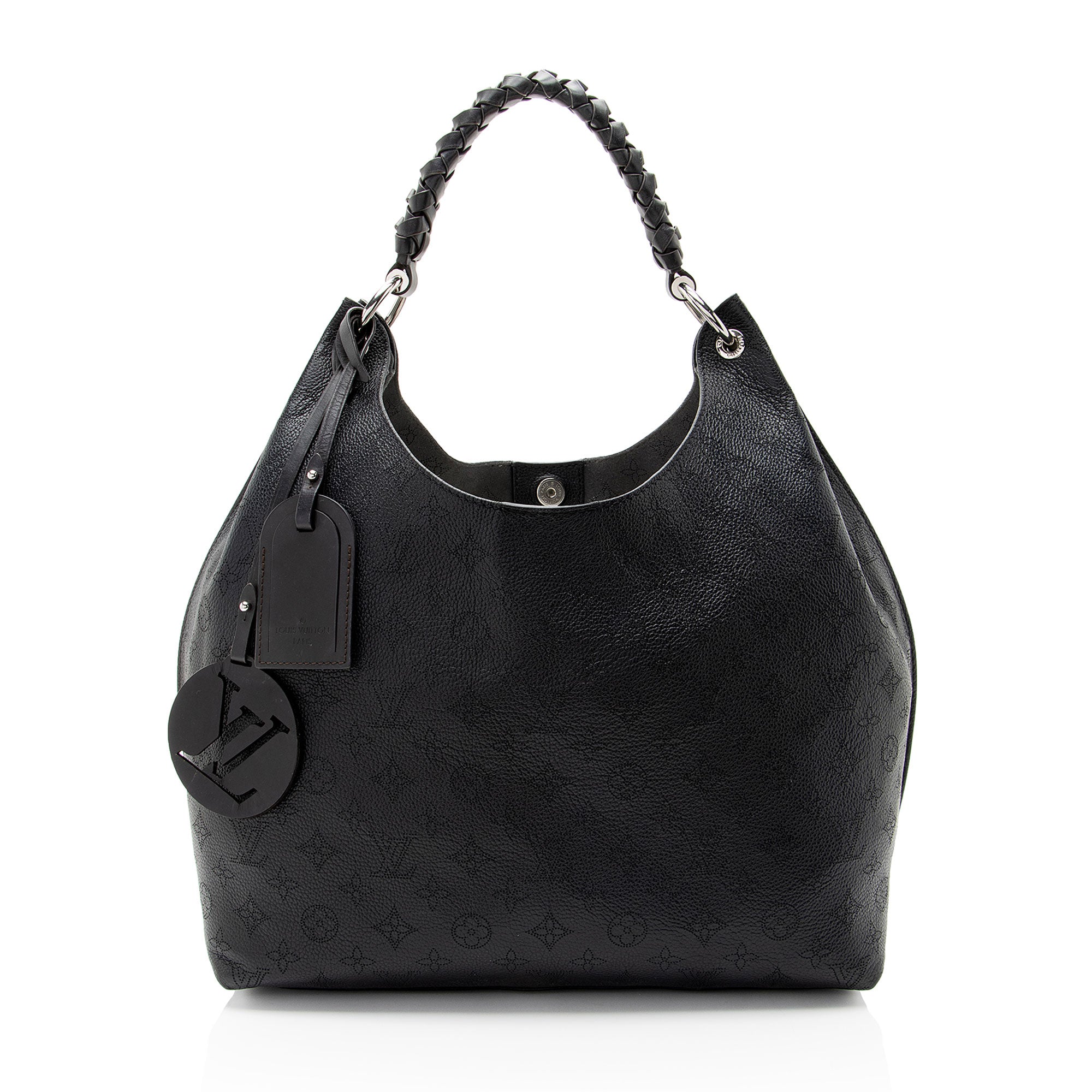 Louis Vuitton Mahina Leather Carmel Hobo