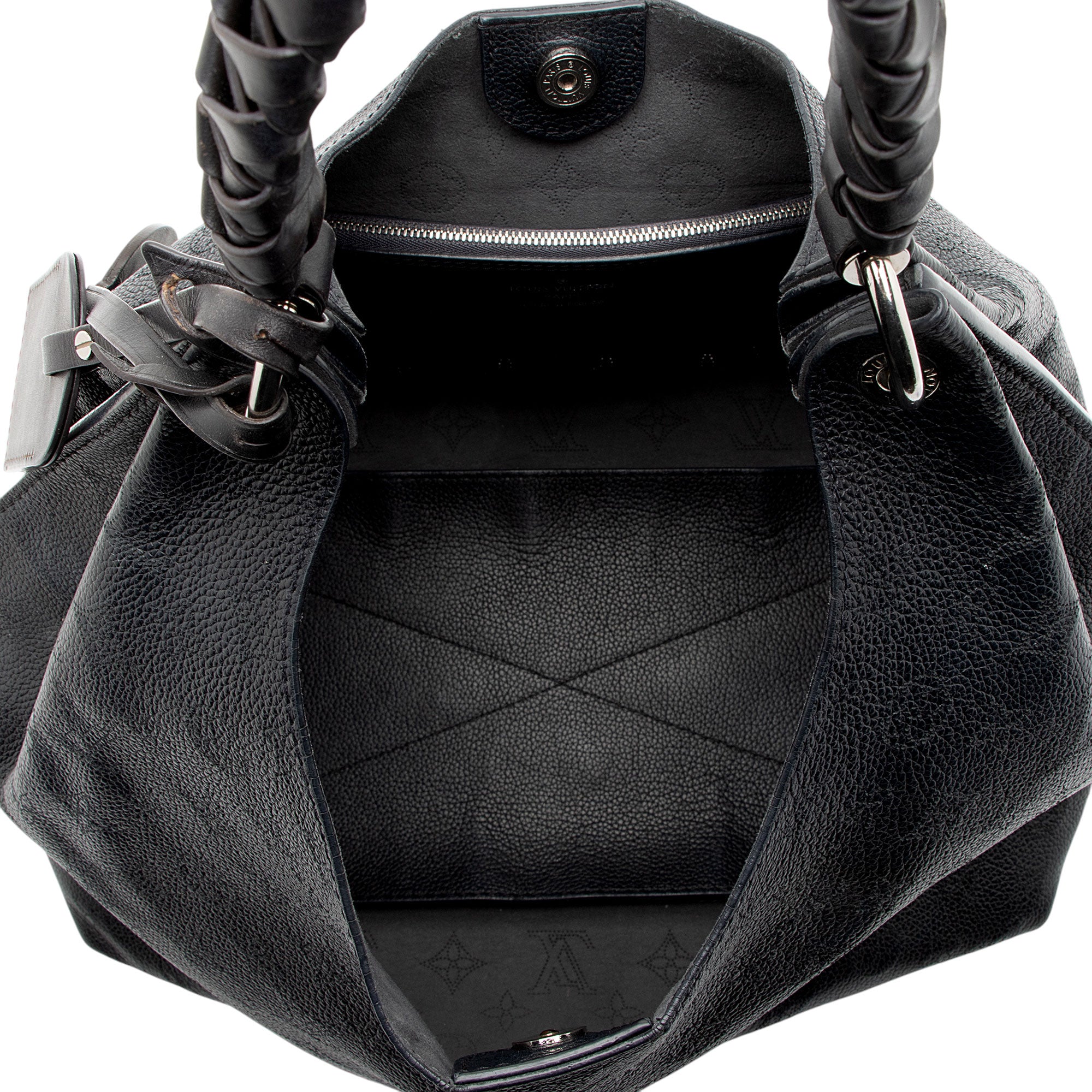 Louis Vuitton Mahina Leather Carmel Hobo
